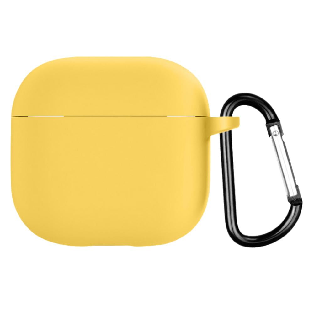 Gracefulvara Pink for Apple Airpods 4 2024 model earphone cover silicone cover anti-fall and dustproof charging case case Yellow - Image 1