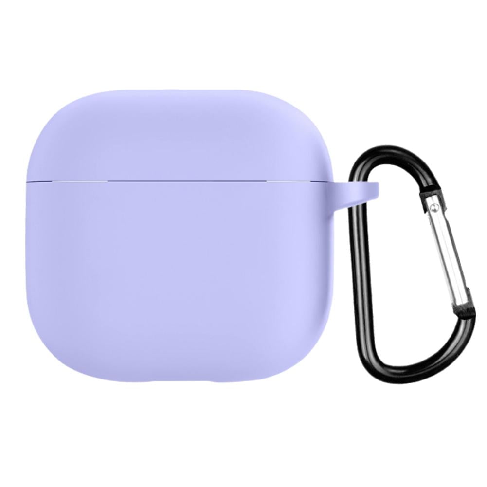 Gracefulvara Pink for Apple Airpods 4 2024 model earphone cover silicone cover anti-fall and dustproof charging case case purple - Image 1
