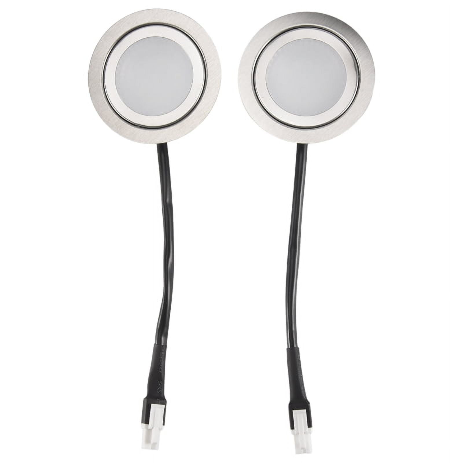 2pcs Range Hood Light Bulbs, Stainless Steel Range Hood LED Light Replacement Recessed Kitchen Range Hood Light - Image 1