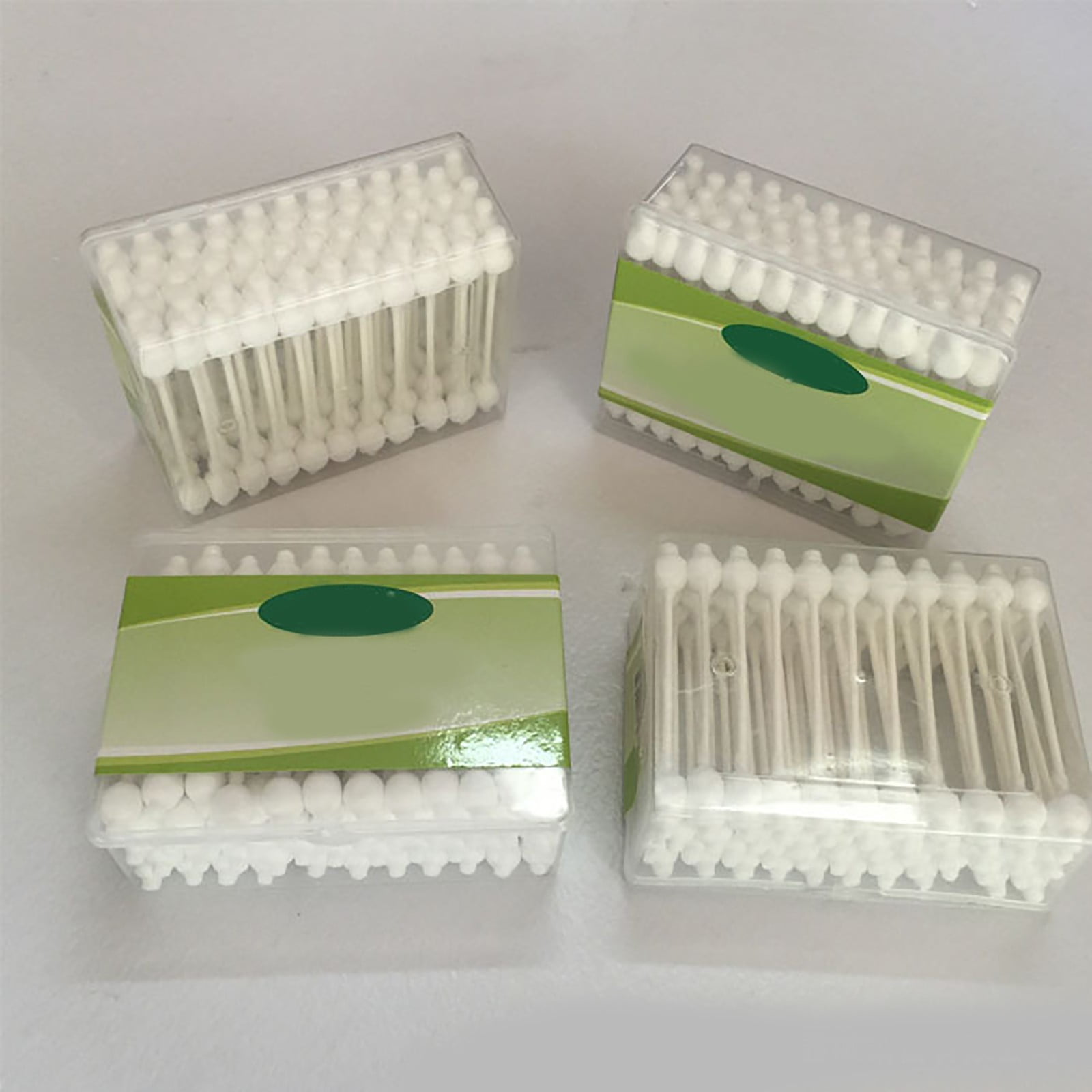 DXOUPM 55ct Baby Cotton Swabs Safety Swabs for Kids or Babies Organic Cotton Gentle Baby Qtips Children Cotton Buds White - Image 2