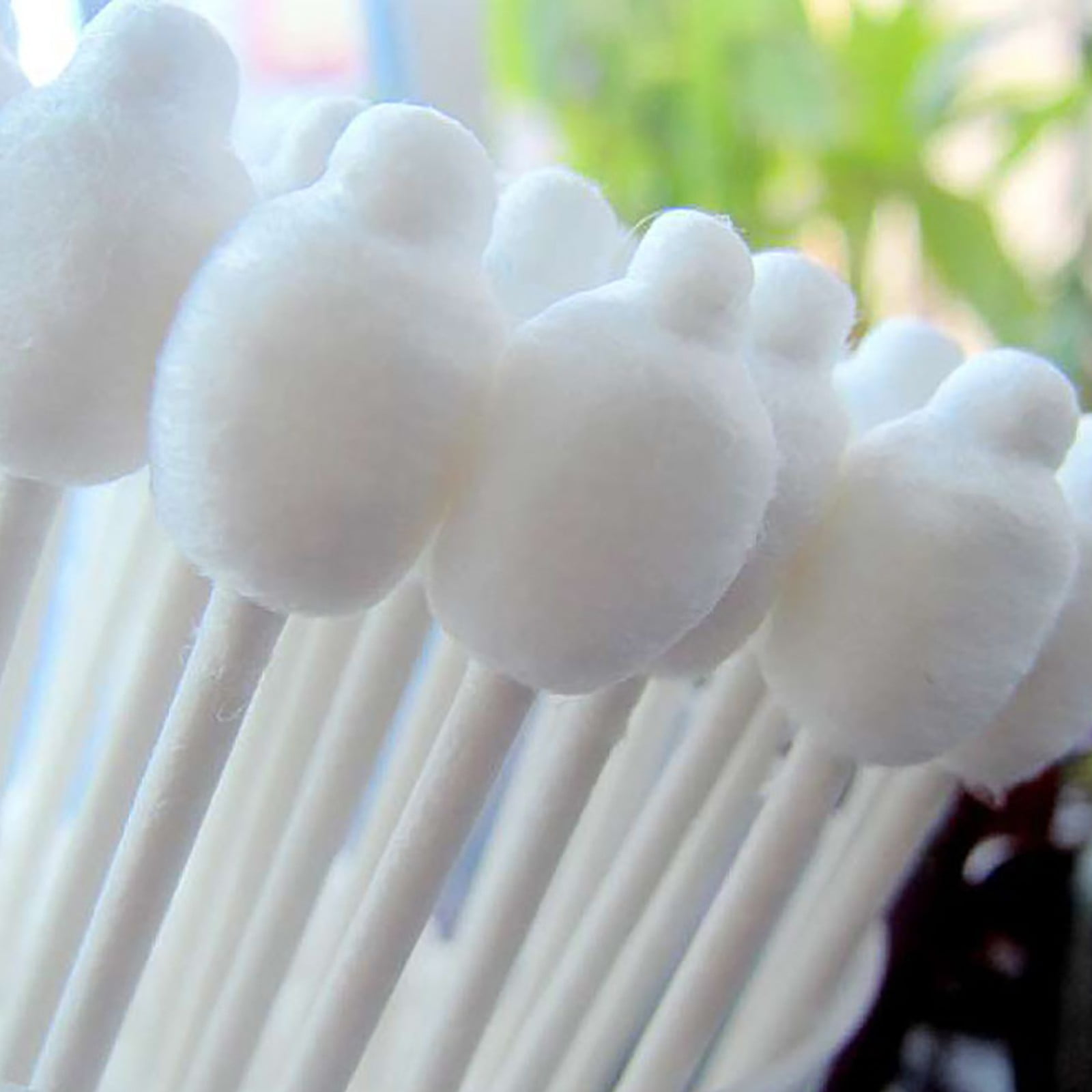 DXOUPM 55ct Baby Cotton Swabs Safety Swabs for Kids or Babies Organic Cotton Gentle Baby Qtips Children Cotton Buds White - Image 6
