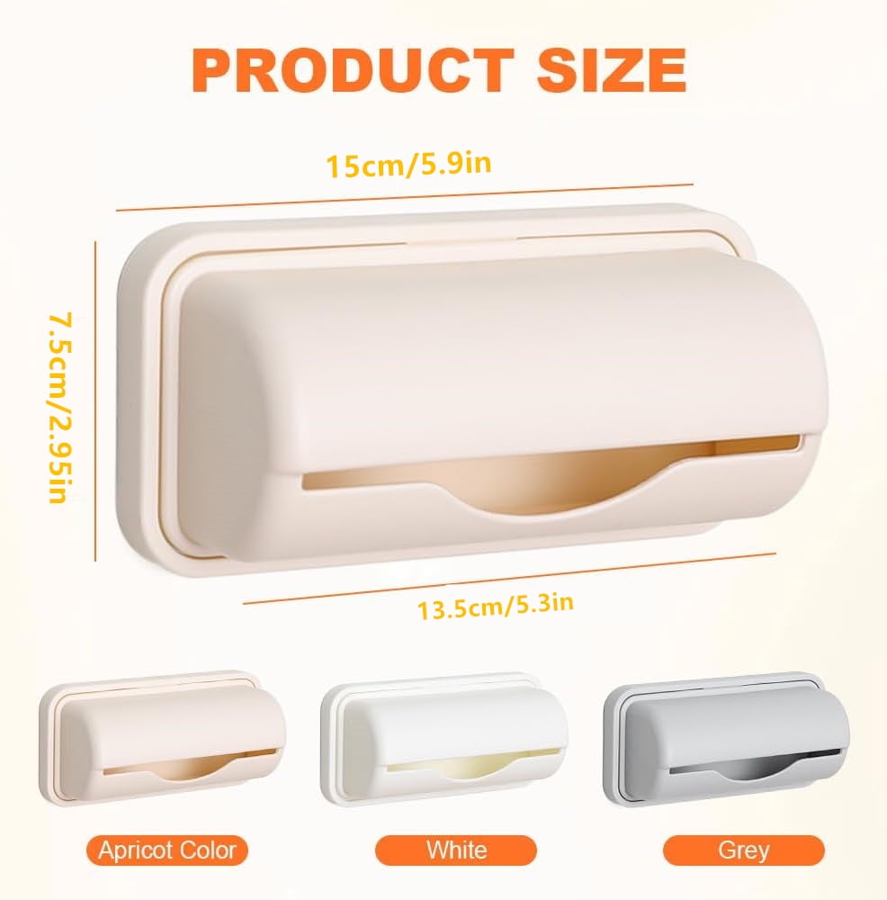 Fineliner Bag Dispenser,New Bin liner Dispenser Trash Bag Holder Dispenser for Plastic Bag Organizer, garbage bag holder for Kitchen Bathroom Laundry Room Organization Storage - Image 2
