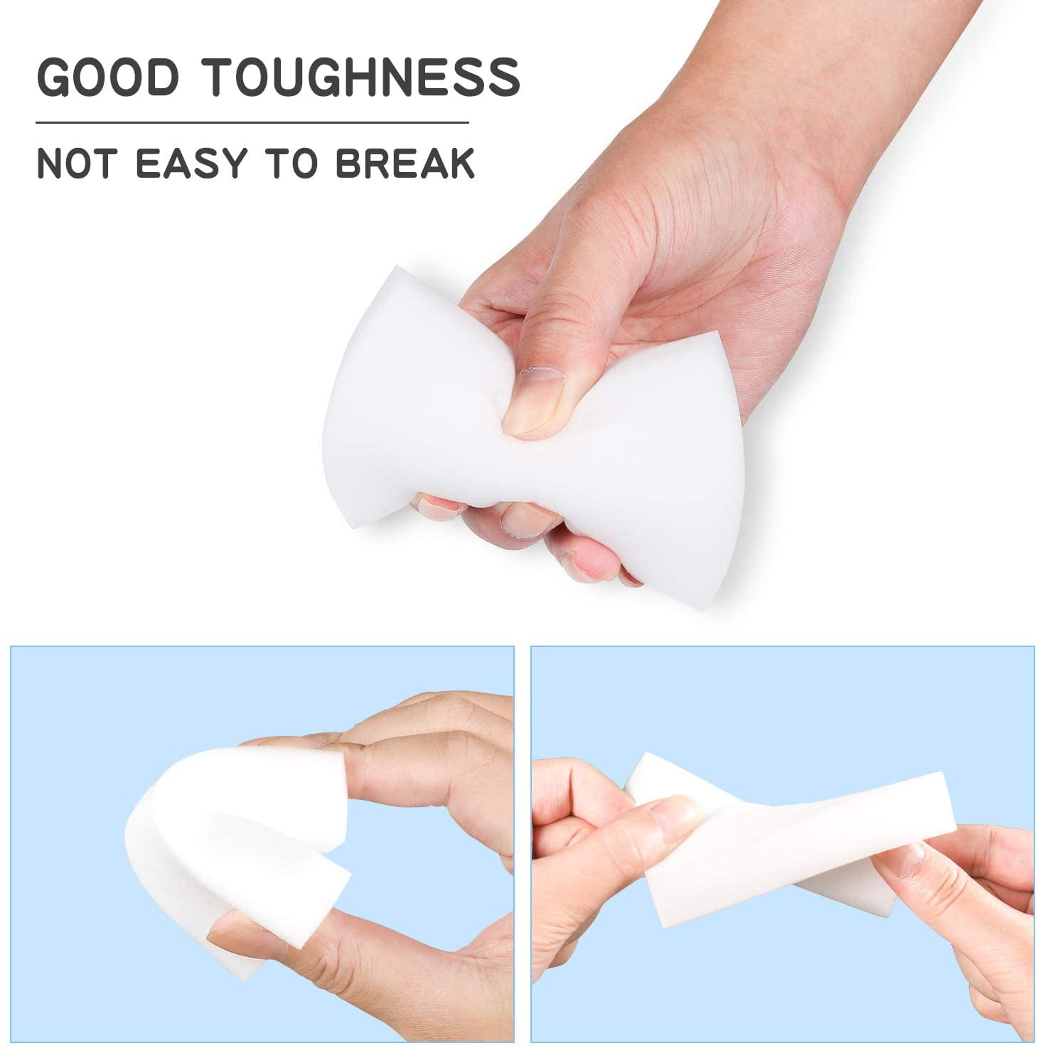 100 Pack Melamine Sponges Magic Cleaning Sponges in Bulk Melamine Foam for Dishes Eraser Sponges for Cleaning Other - Image 4