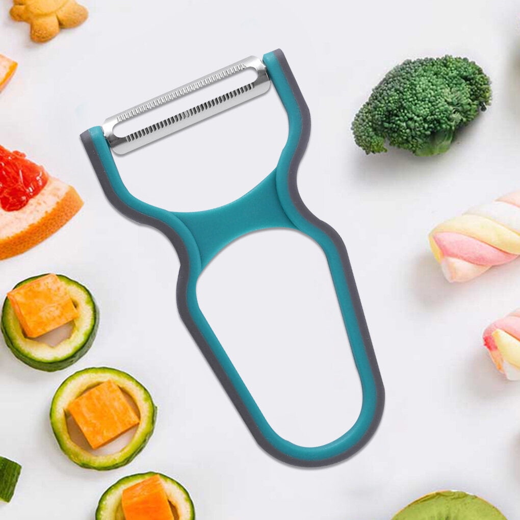 3 Pieces Vegetable Peeler Set For Potato Fruit Non-Slip Home Kitchen Peeling Tool Random Color - Image 4