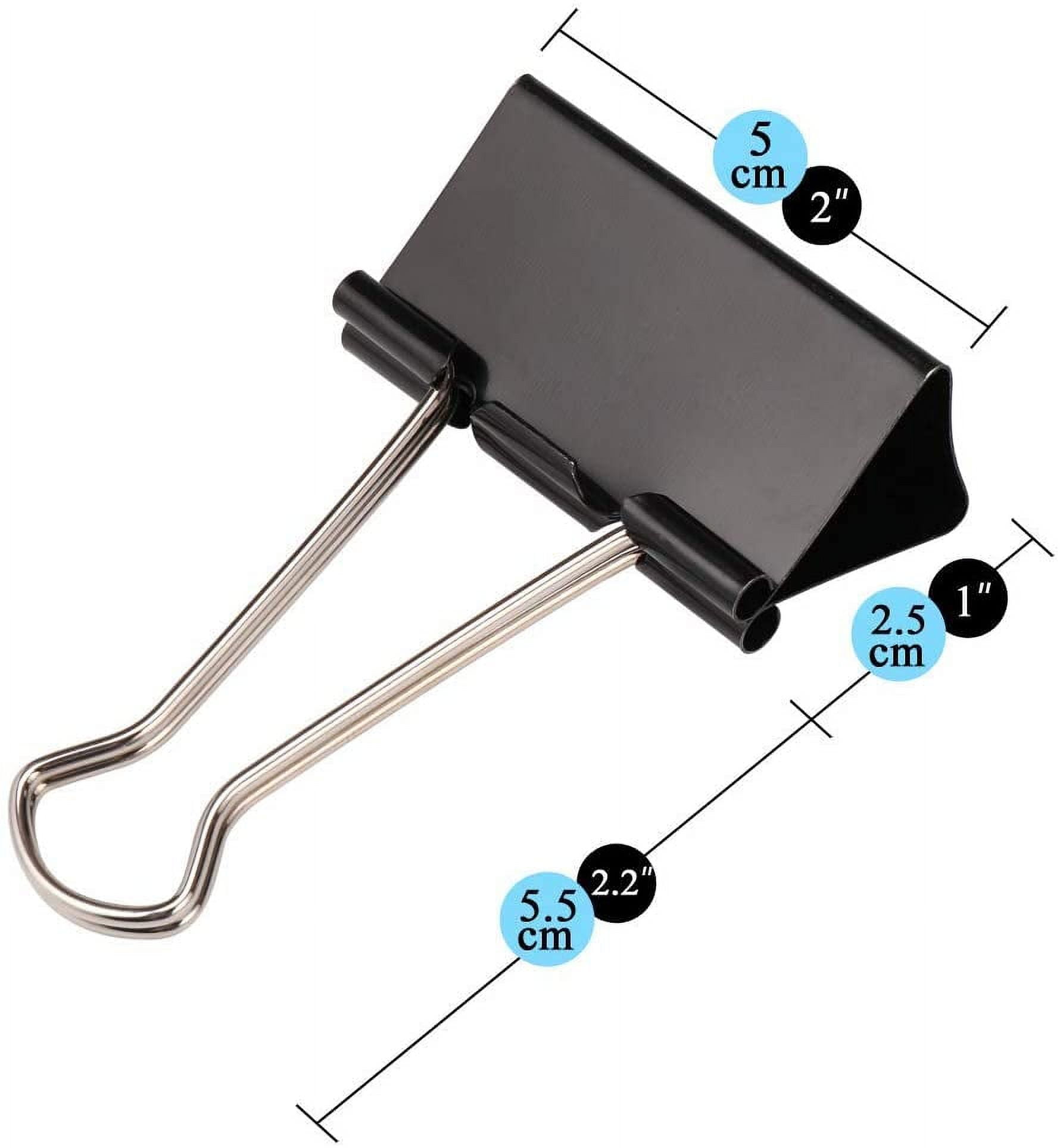 Extra Large Binder Clips Jumbo Binder Clips Big Metal Paper Clamps - Image 3