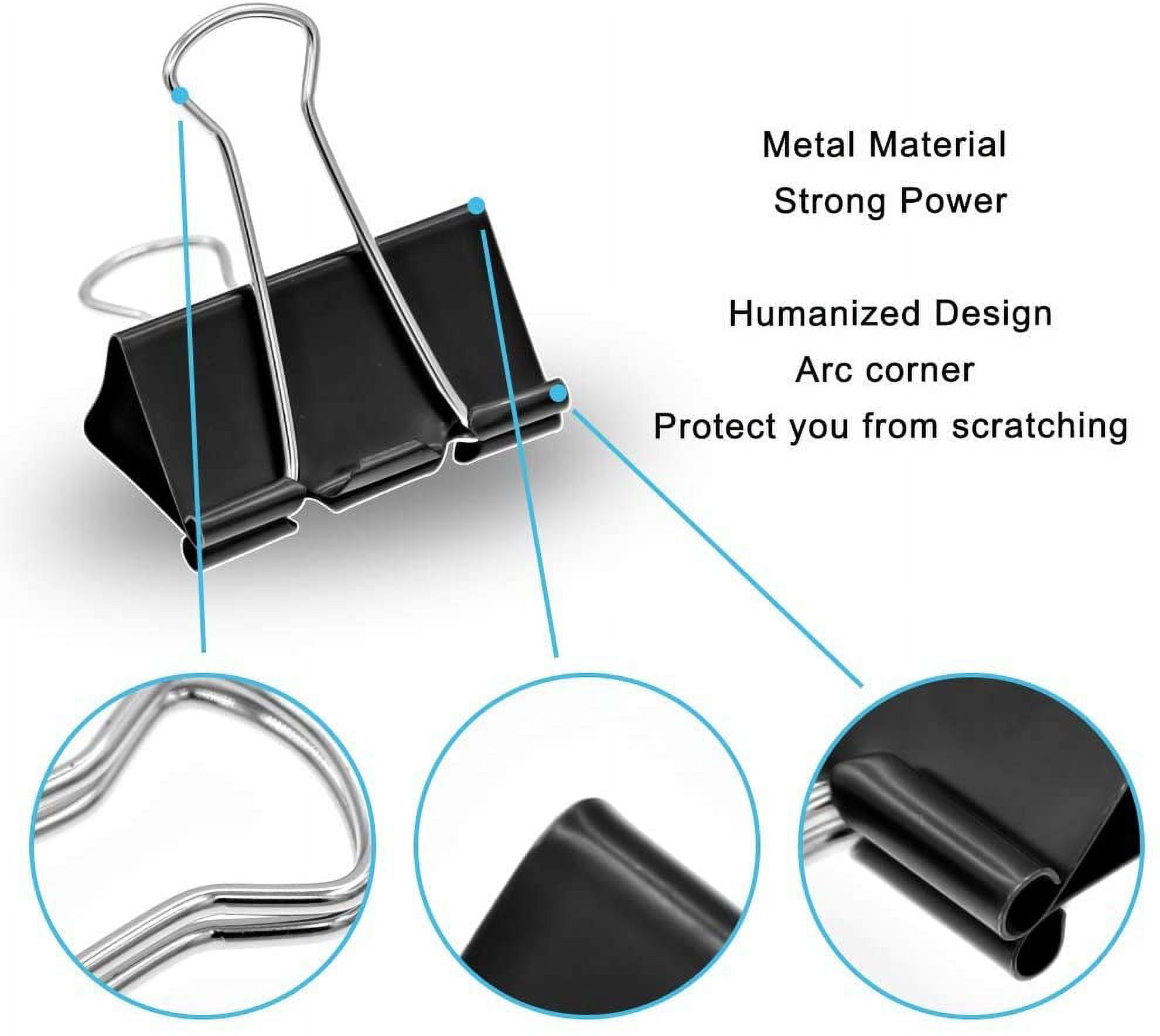 Extra Large Binder Clips Jumbo Binder Clips Big Metal Paper Clamps - Image 5