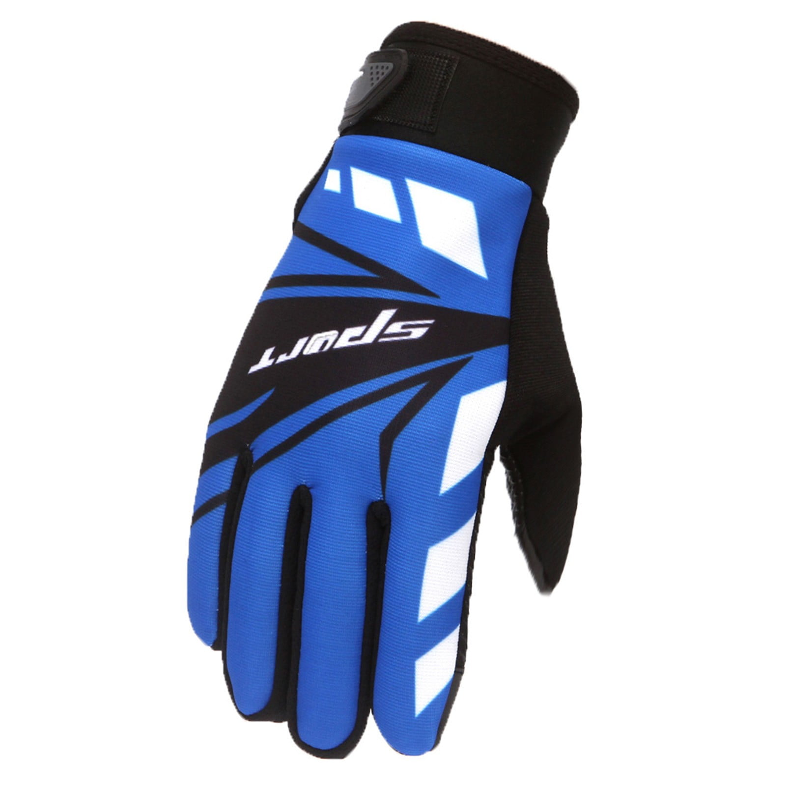 IDALL Ski Gloves Waterproof Gloves Winter Outdoor Men And Women Snow Skating Snowboarding Windproof Warm Ski Gloves Snow Gloves Winter Gloves W-Blue One Size W-Blue - Image 1