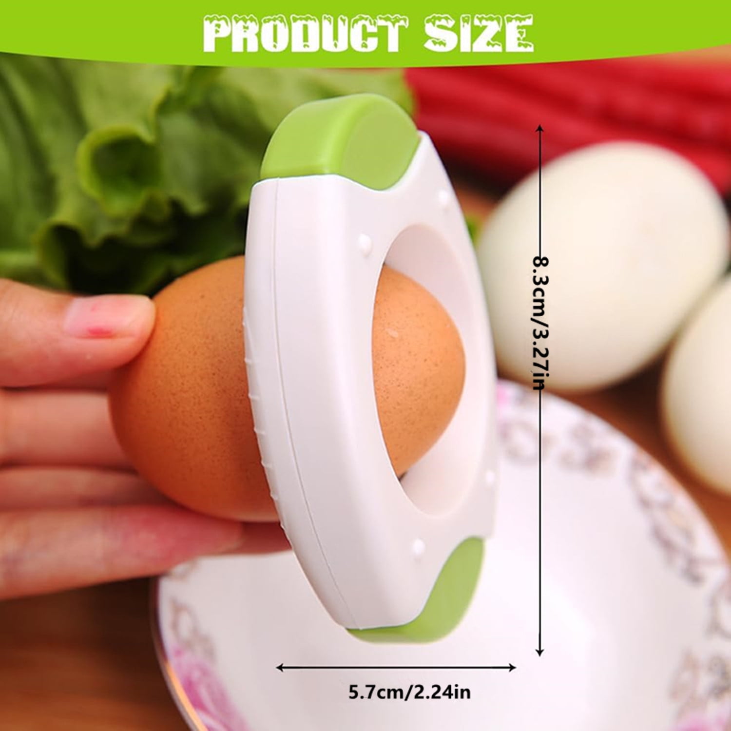 Egg Shell Opener for Hard Boiled Eggs,Egg Peeler Tool Topper Cutter Tool, Handheld Quick Raw Eggs Cracker Separator Tools, Kitchen Gadgets for Baking and Cooking Blue - Image 6