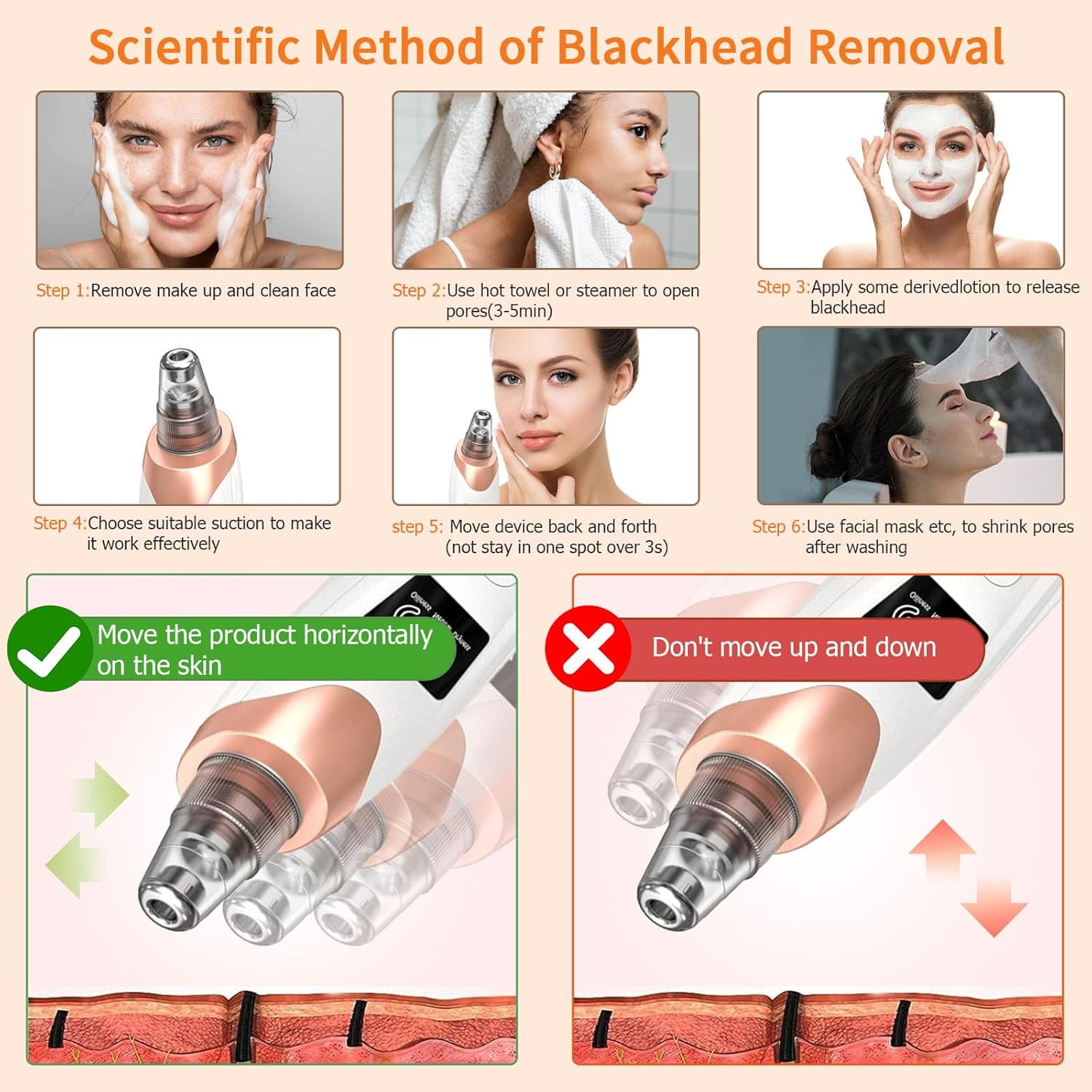 BYXAS Pimple Popper Tool Kit, 8 PCS Professional Stainless Steel Blackhead Remover Comedone Extractor Tools for Removing Zit on Face - Acne Removal Kit with Metal Case (Silver) Facial Pore Cleaner with 4pcs - Image 7