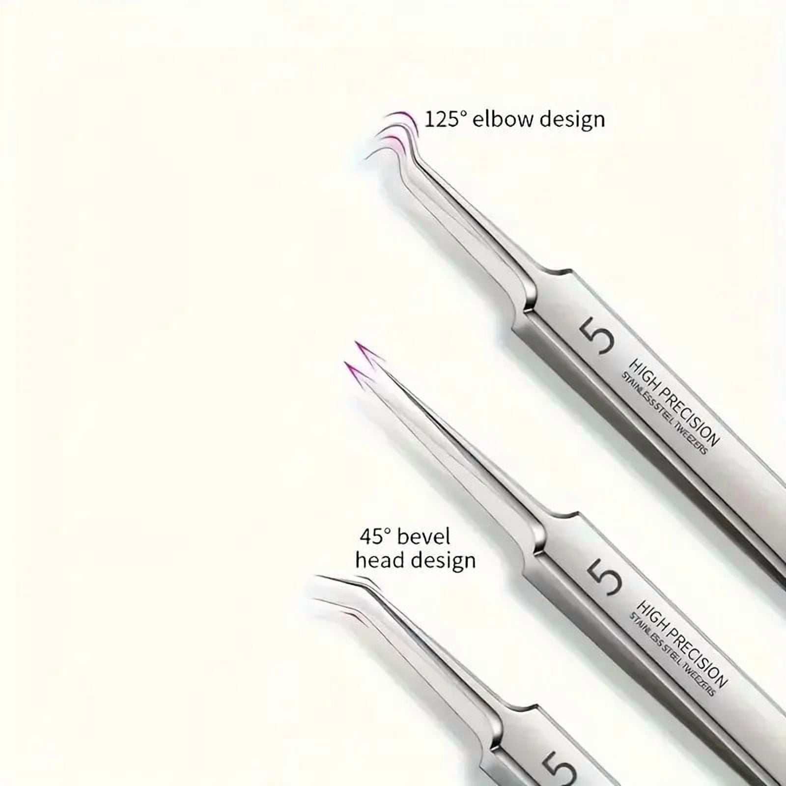 BYXAS Pimple Popper Tool Kit, 8 PCS Professional Stainless Steel Blackhead Remover Comedone Extractor Tools for Removing Zit on Face - Acne Removal Kit with Metal Case (Silver) 8 PCS with Makeup Mirror - Image 5
