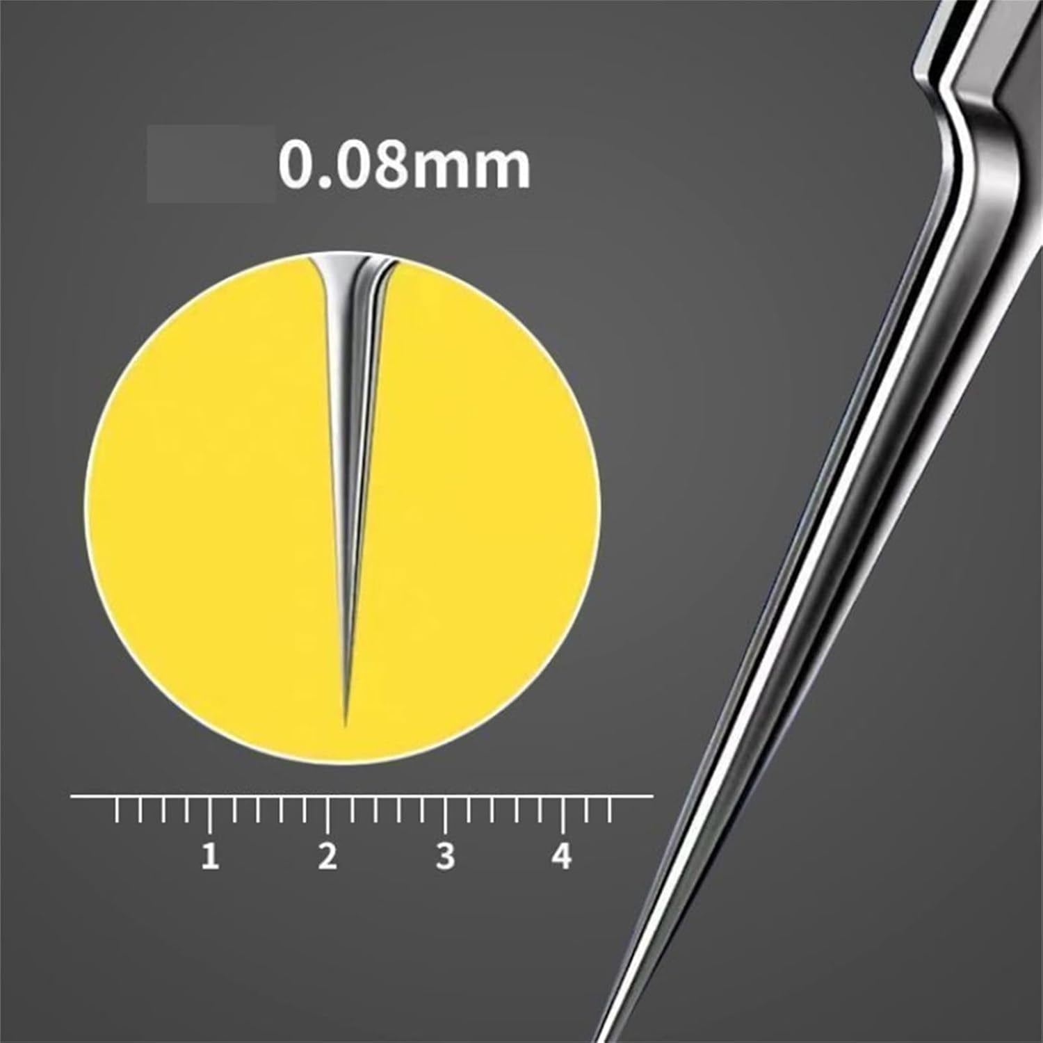 BYXAS Pimple Popper Tool Kit, 8 PCS Professional Stainless Steel Blackhead Remover Comedone Extractor Tools for Removing Zit on Face - Acne Removal Kit with Metal Case (Silver) 11PCS - Image 4