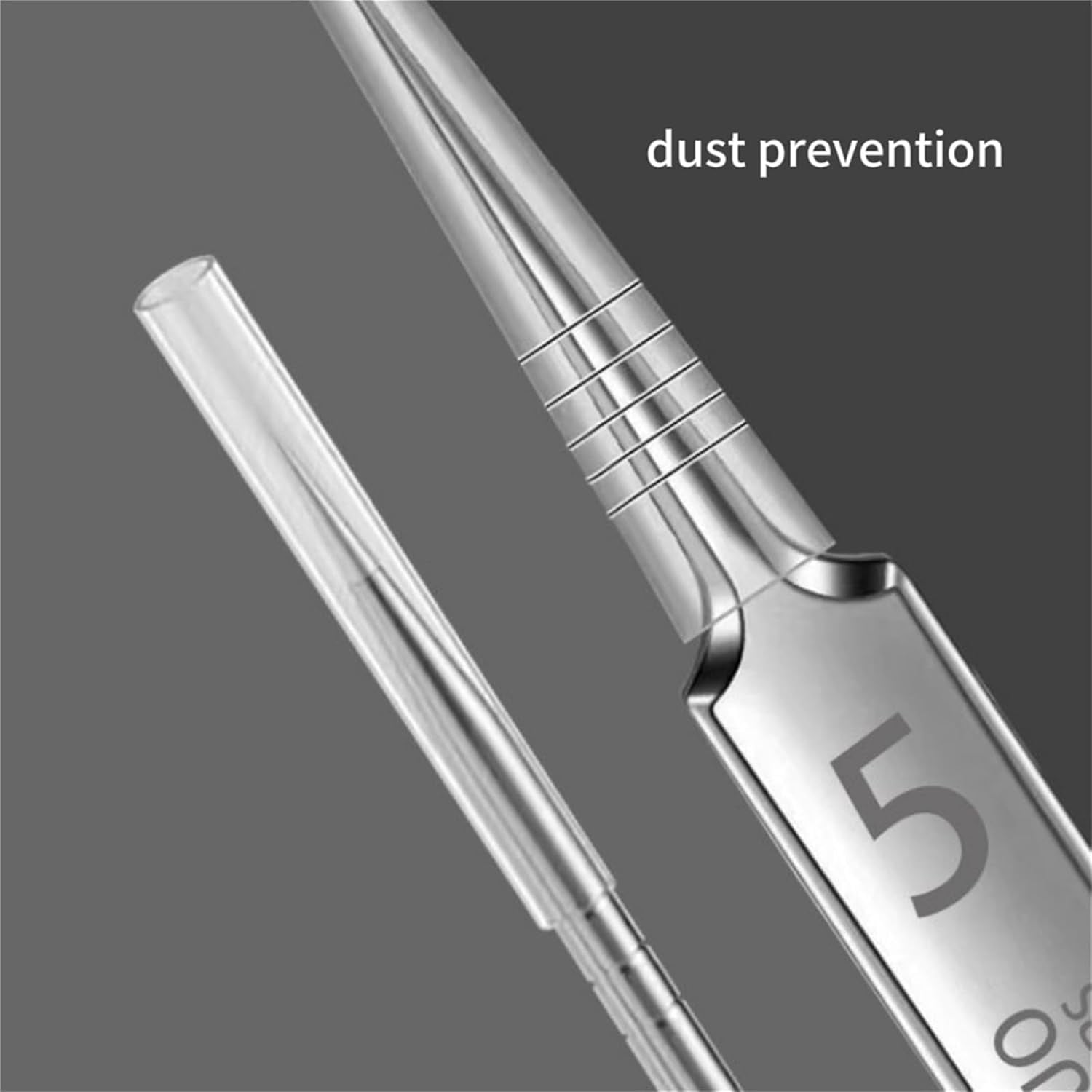 BYXAS Pimple Popper Tool Kit, 8 PCS Professional Stainless Steel Blackhead Remover Comedone Extractor Tools for Removing Zit on Face - Acne Removal Kit with Metal Case (Silver) 11PCS - Image 7