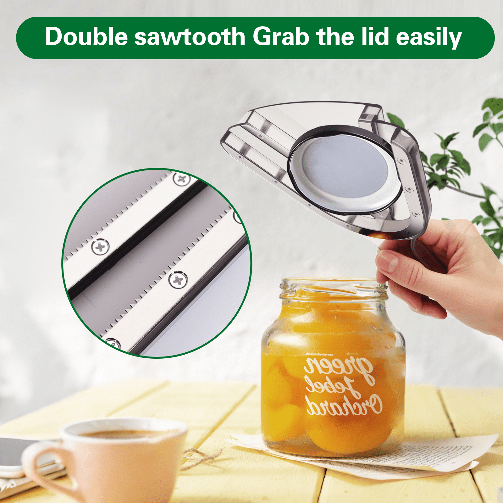 Jar Opener for Seniors with Arthritis 鈥?Effortless Lid & Bottle Opener for Weak Hands 鈥?Simple Twist Jar Opening Tool for Small & Large Lids 鈥?Practical Gift for Elderly Gray - Image 5