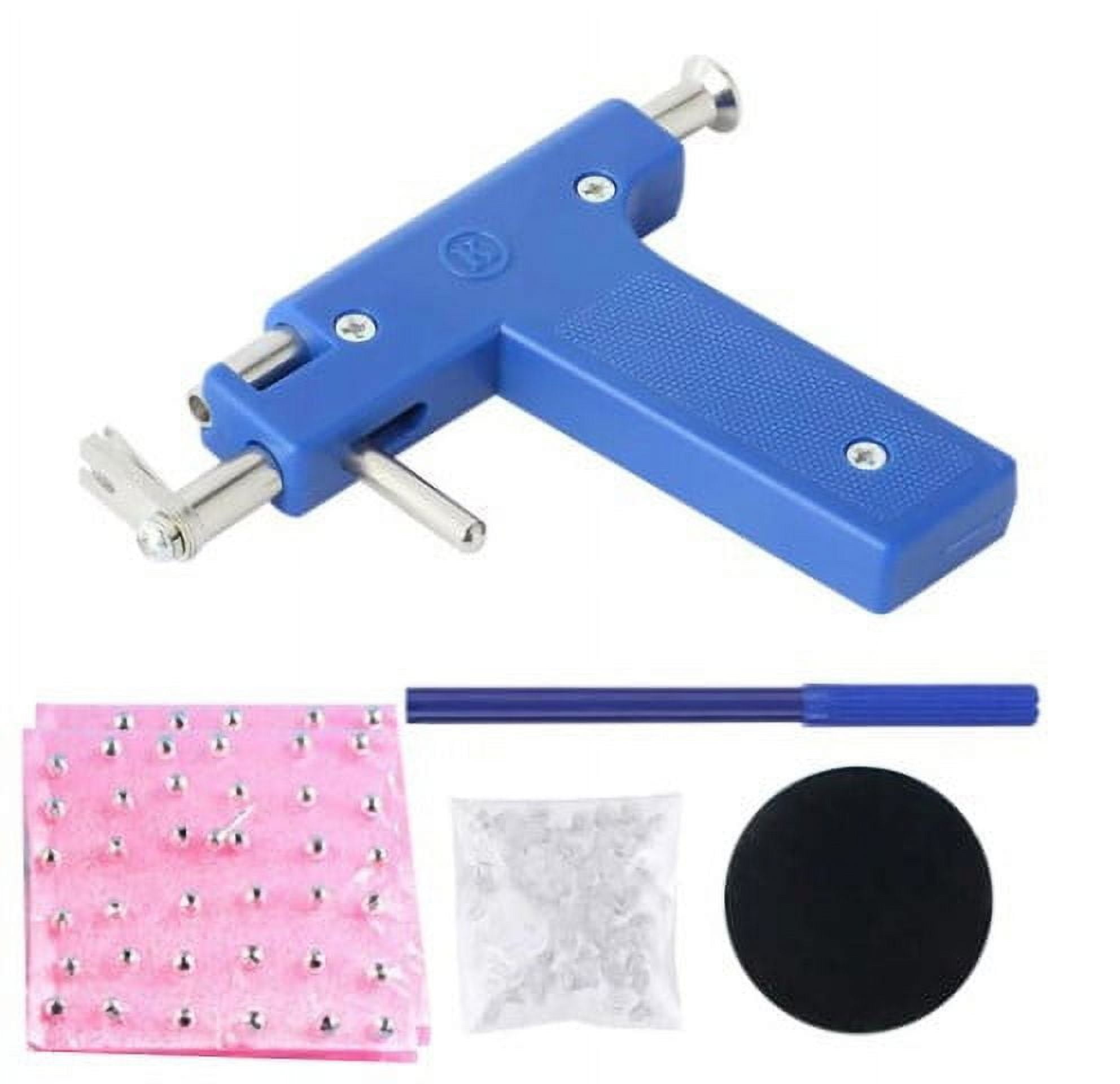 JULYING Ear Piercing Gun Kit Disinfect- Safety Earring Piercer Machine Studs Nose Clip Body Jewelry No Pain Stud Piercing Tool Gun with 72 ear stud - Image 1