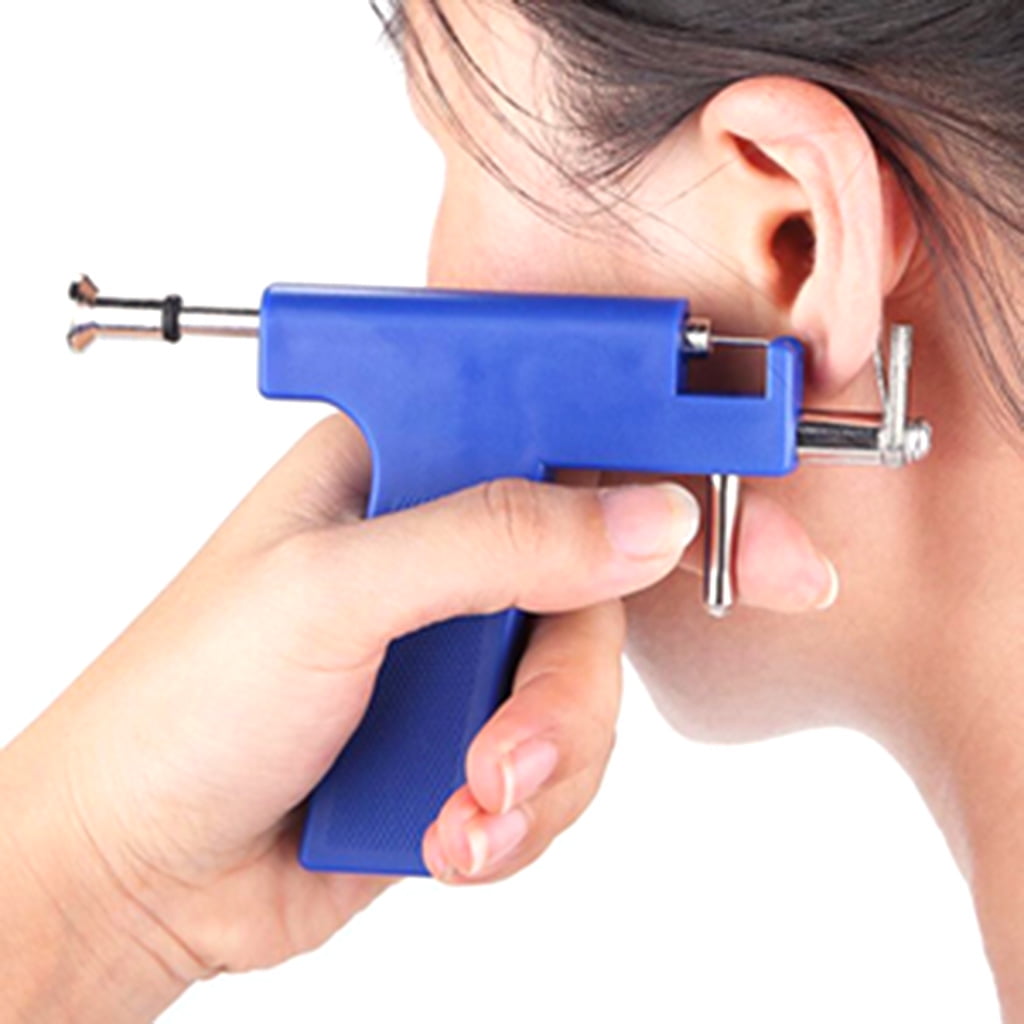 JULYING Ear Piercing Gun Kit Disinfect- Safety Earring Piercer Machine Studs Nose Clip Body Jewelry No Pain Stud Piercing Tool Gun with 72 ear stud - Image 6