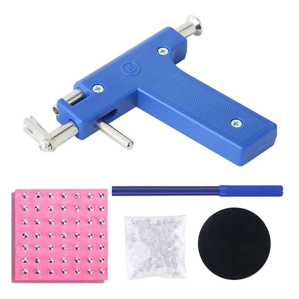 JULYING Ear Piercing Gun Kit Disinfect- Safety Earring Piercer Machine Studs Nose Clip Body Jewelry No Pain Stud Piercing Tool Gun with 72 ear stud - Image 8