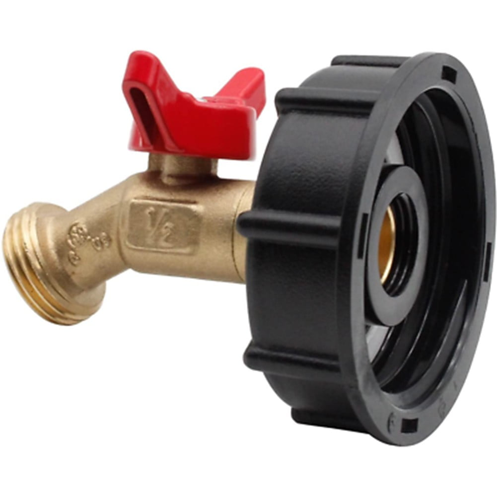 275-330 Gallon IBC Tote Water Tank Adapter 2 Free Brass Hose Faucet Water - Image 7