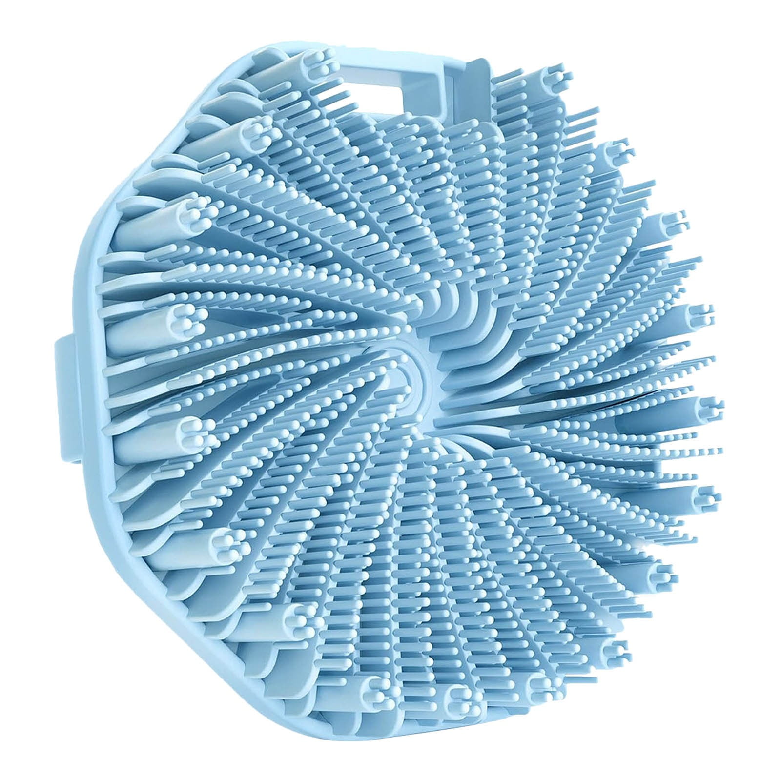Scrubbies The Sud Bud Silicone Body Scrubber - Exfoliating for Sensitive Skin, Shower Use, Hanging Design, Durable Massage Brush,##grey/1 pc #blue - Image 1