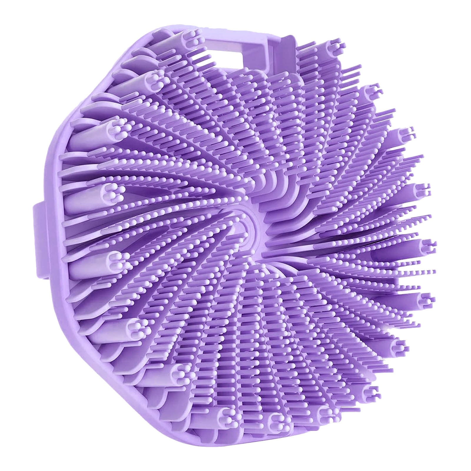 Scrubbies The Sud Bud Silicone Body Scrubber - Exfoliating for Sensitive Skin, Shower Use, Hanging Design, Durable Massage Brush,##grey/1 pc #purple - Image 1