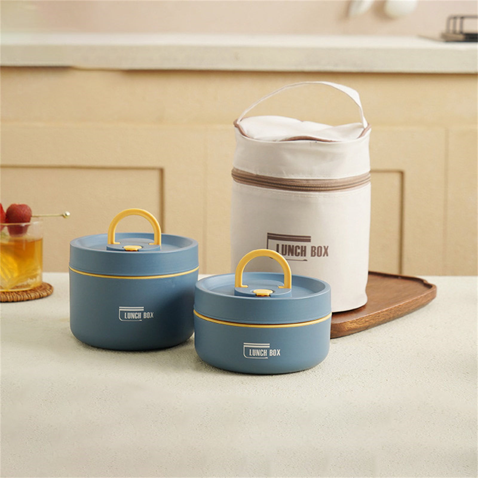 Ramen BBlueowl, Soup Bowls, Microwave Ramen Bowl with Lid, Lunch Box with Lid, Durable and Heat Resistant Bowl for Noodles, Rice, and Soups, Perfect for Home, Office, or School Meals， Green 3 - Image 2