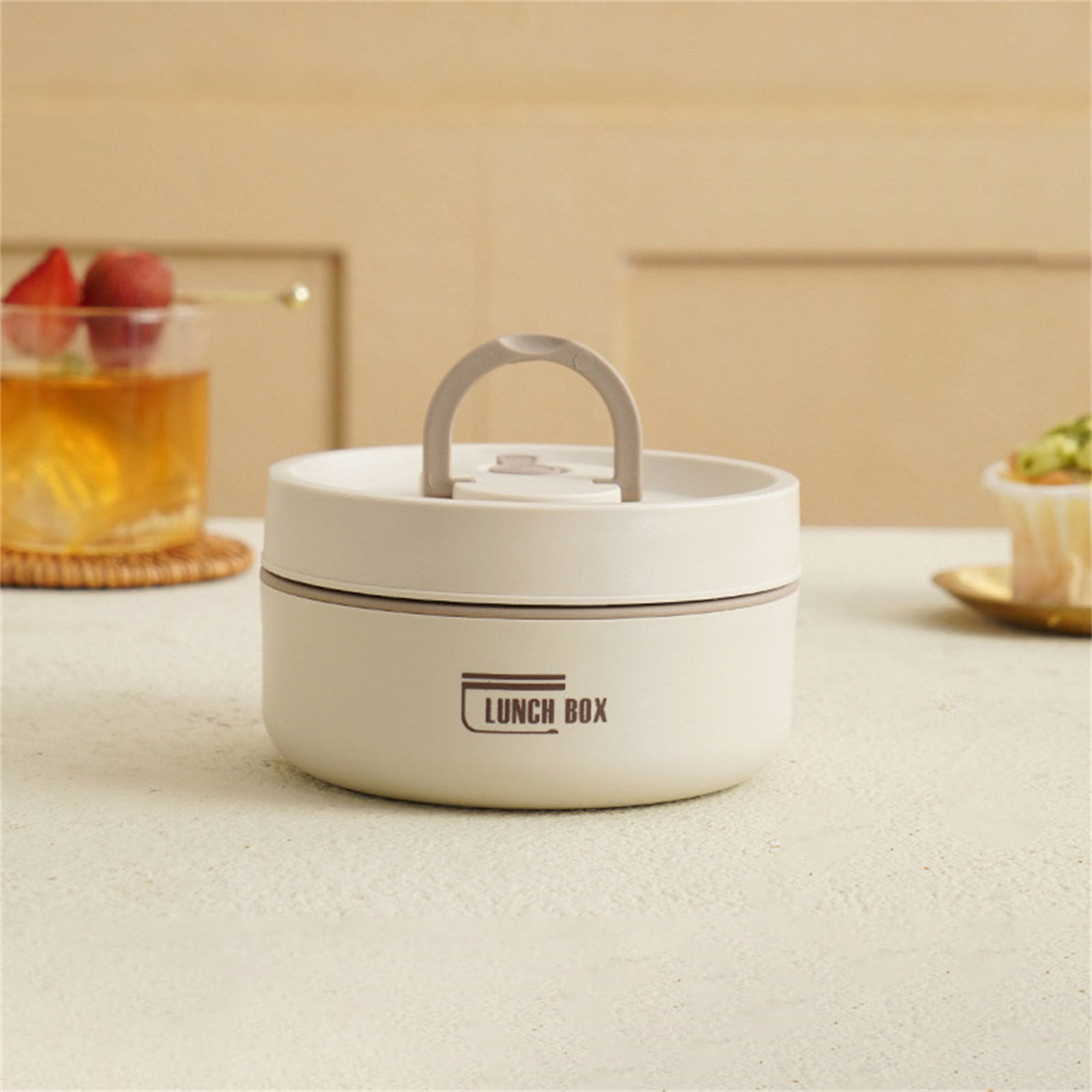 Ramen BBlueowl, Soup Bowls, Microwave Ramen Bowl with Lid, Lunch Box with Lid, Durable and Heat Resistant Bowl for Noodles, Rice, and Soups, Perfect for Home, Office, or School Meals， White 1 - Image 2