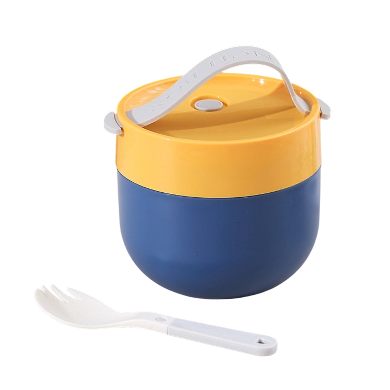 Ramen BBlueowl, Soup Bowls, Microwave Ramen Bowl with Lid, Lunch Box with Lid, Durable and Heat Resistant Bowl for Noodles, Rice, and Soups, Perfect for Home, Office, or School Meals， Z13_D - Image 2