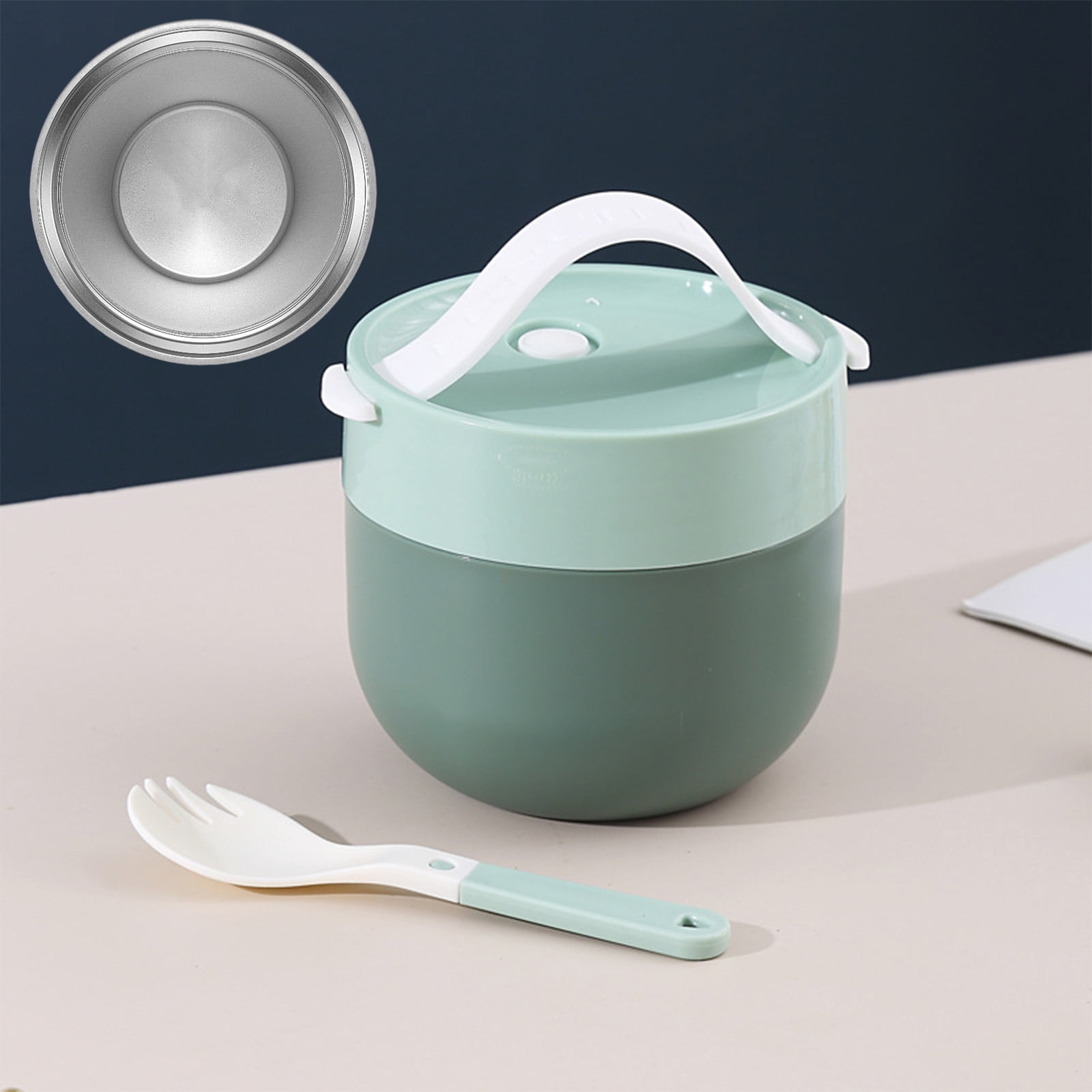 Ramen BBlueowl, Soup Bowls, Microwave Ramen Bowl with Lid, Lunch Box with Lid, Durable and Heat Resistant Bowl for Noodles, Rice, and Soups, Perfect for Home, Office, or School Meals， Z14_E - Image 7