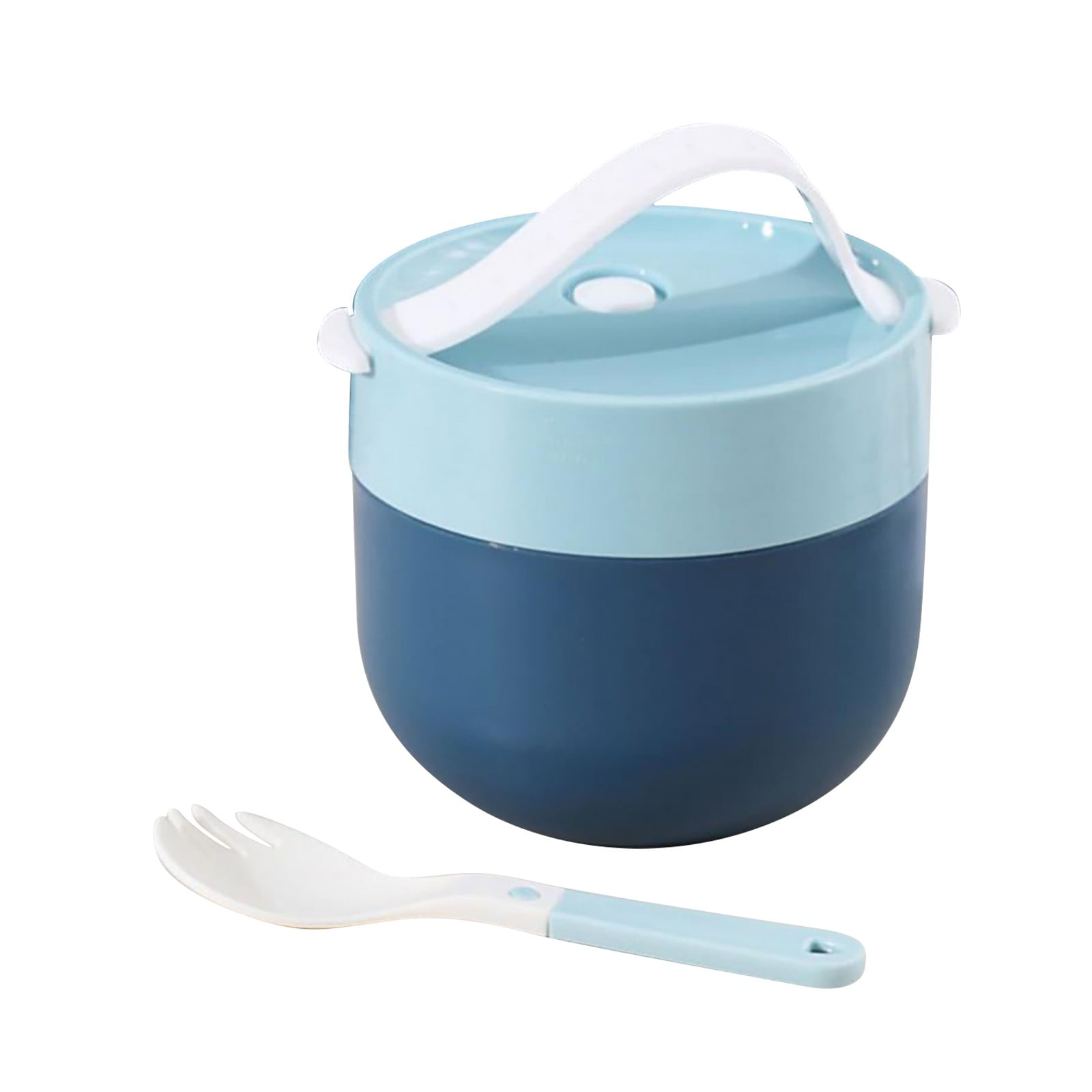 Ramen BBlueowl, Soup Bowls, Microwave Ramen Bowl with Lid, Lunch Box with Lid, Durable and Heat Resistant Bowl for Noodles, Rice, and Soups, Perfect for Home, Office, or School Meals， Z16_Sky Blue - Image 2
