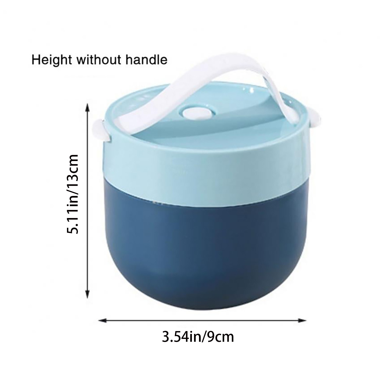 Ramen BBlueowl, Soup Bowls, Microwave Ramen Bowl with Lid, Lunch Box with Lid, Durable and Heat Resistant Bowl for Noodles, Rice, and Soups, Perfect for Home, Office, or School Meals， Z16_Sky Blue - Image 3