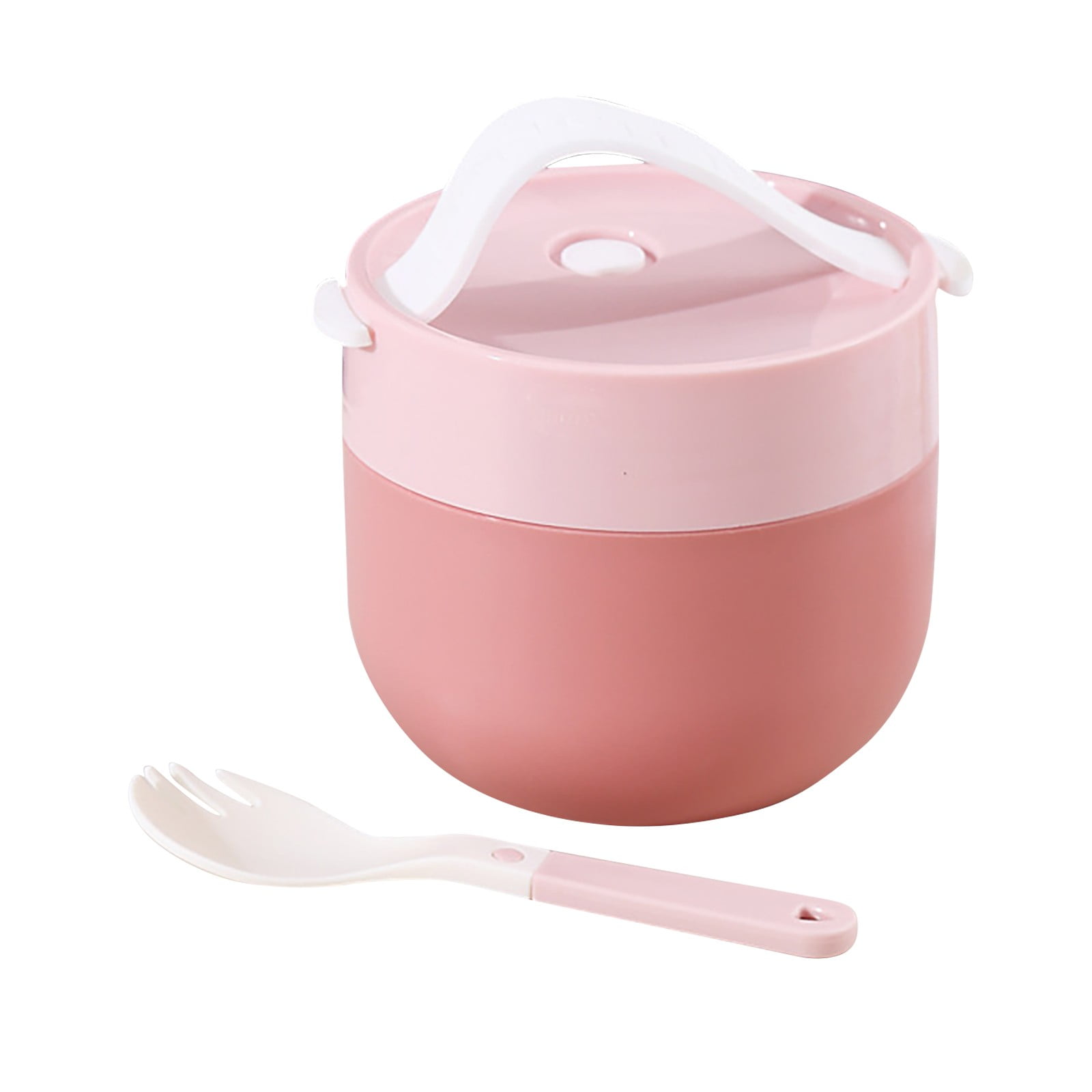 Ramen BBlueowl, Soup Bowls, Microwave Ramen Bowl with Lid, Lunch Box with Lid, Durable and Heat Resistant Bowl for Noodles, Rice, and Soups, Perfect for Home, Office, or School Meals， Z17_Pink - Image 2