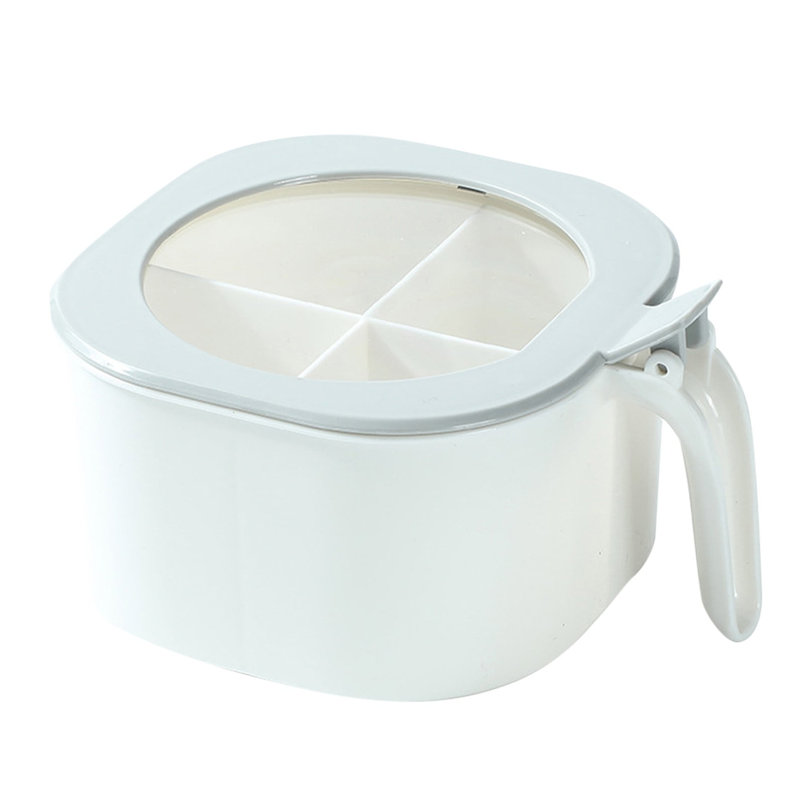 Ramen BBlueowl, Soup Bowls, Microwave Ramen Bowl with Lid, Lunch Box with Lid, Durable and Heat Resistant Bowl for Noodles, Rice, and Soups, Perfect for Home, Office, or School Meals， Z69_White - Image 2
