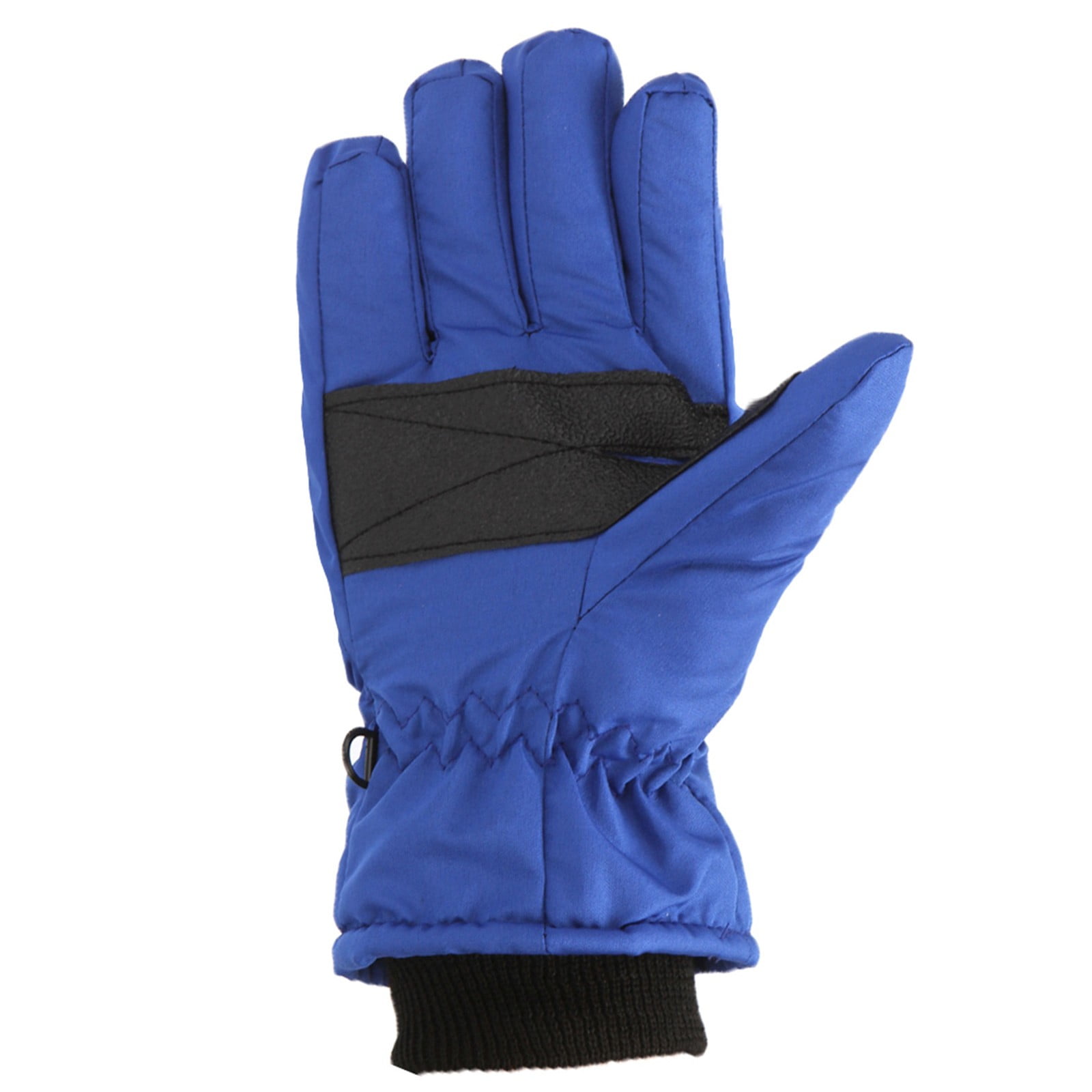 GXWEA Gloves For Kids Toddler Skis Kids Gloves Winter Gloves Thick Gloves Stretchy Warm Gloves Boys Girls 6-24 Months 7-12 Year AHA1 kids snow gloves Blue - Image 1