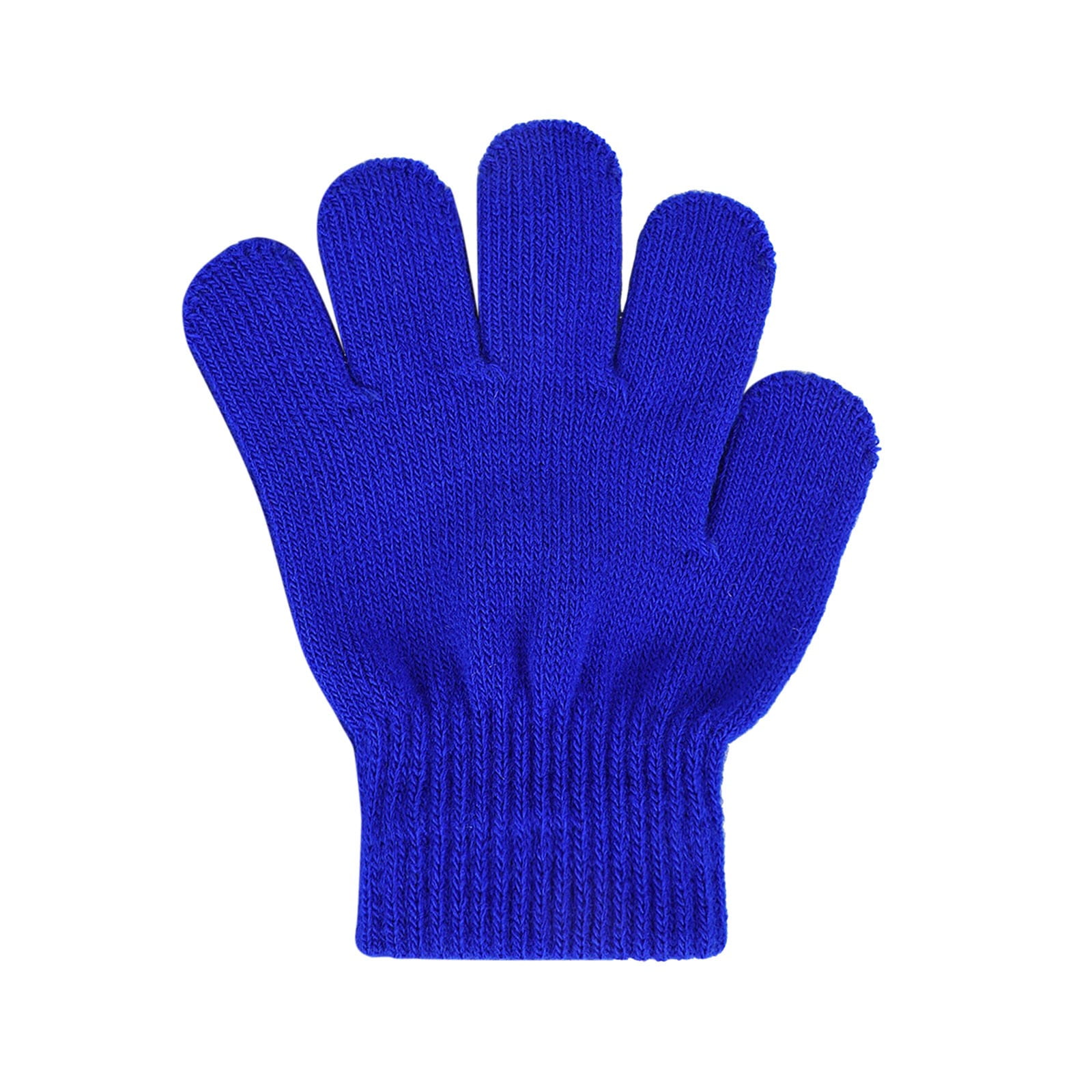 GXWEA Gloves For Kids Toddler Skis Kids Gloves Winter Gloves Thick Gloves Stretchy Warm Gloves Boys Girls 6-24 Months 5-12 years AHA3 kids snow gloves Blue - Image 1