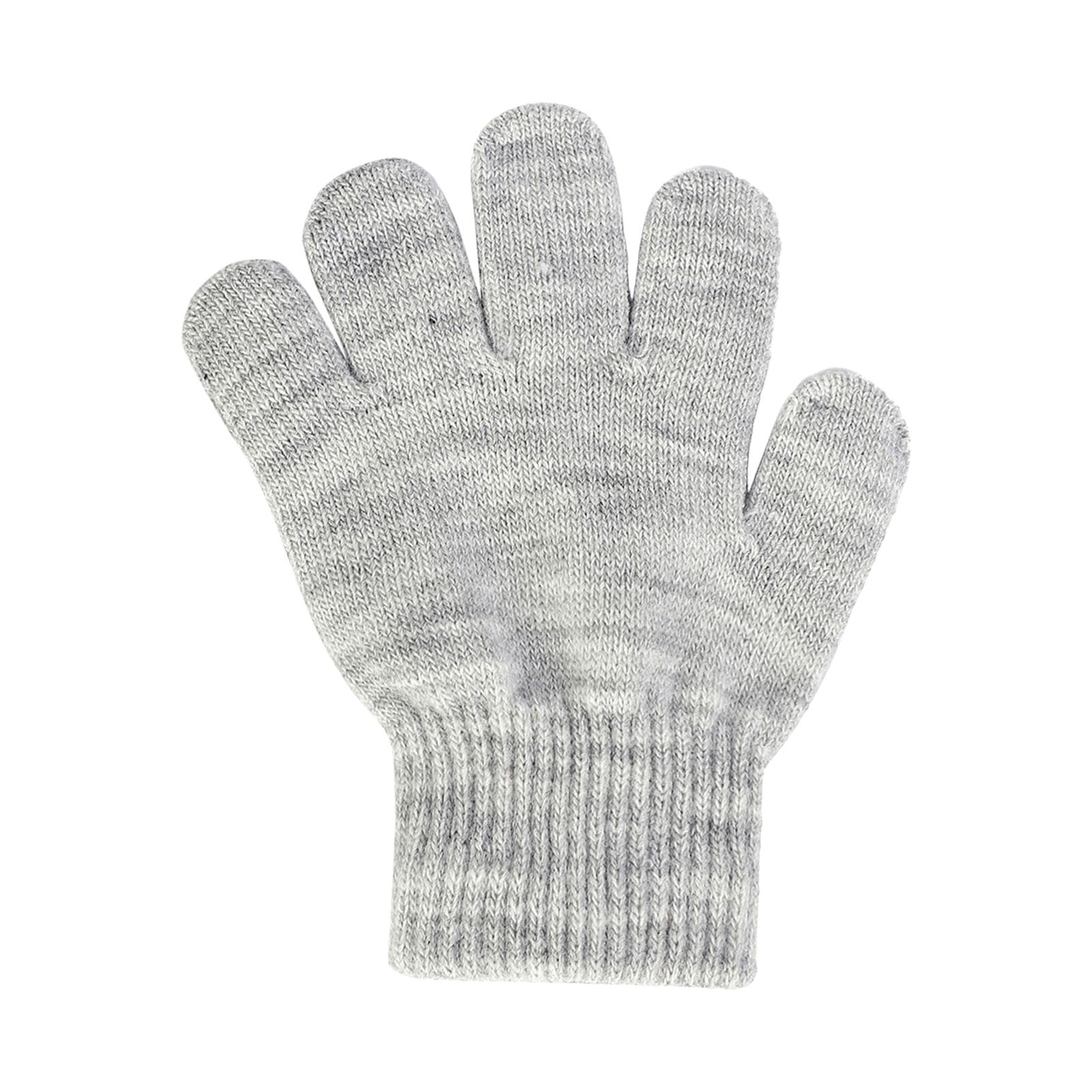 GXWEA Gloves For Kids Toddler Skis Kids Gloves Winter Gloves Thick Gloves Stretchy Warm Gloves Boys Girls 6-24 Months 5-12 years AHA3 kids snow gloves Grey - Image 1