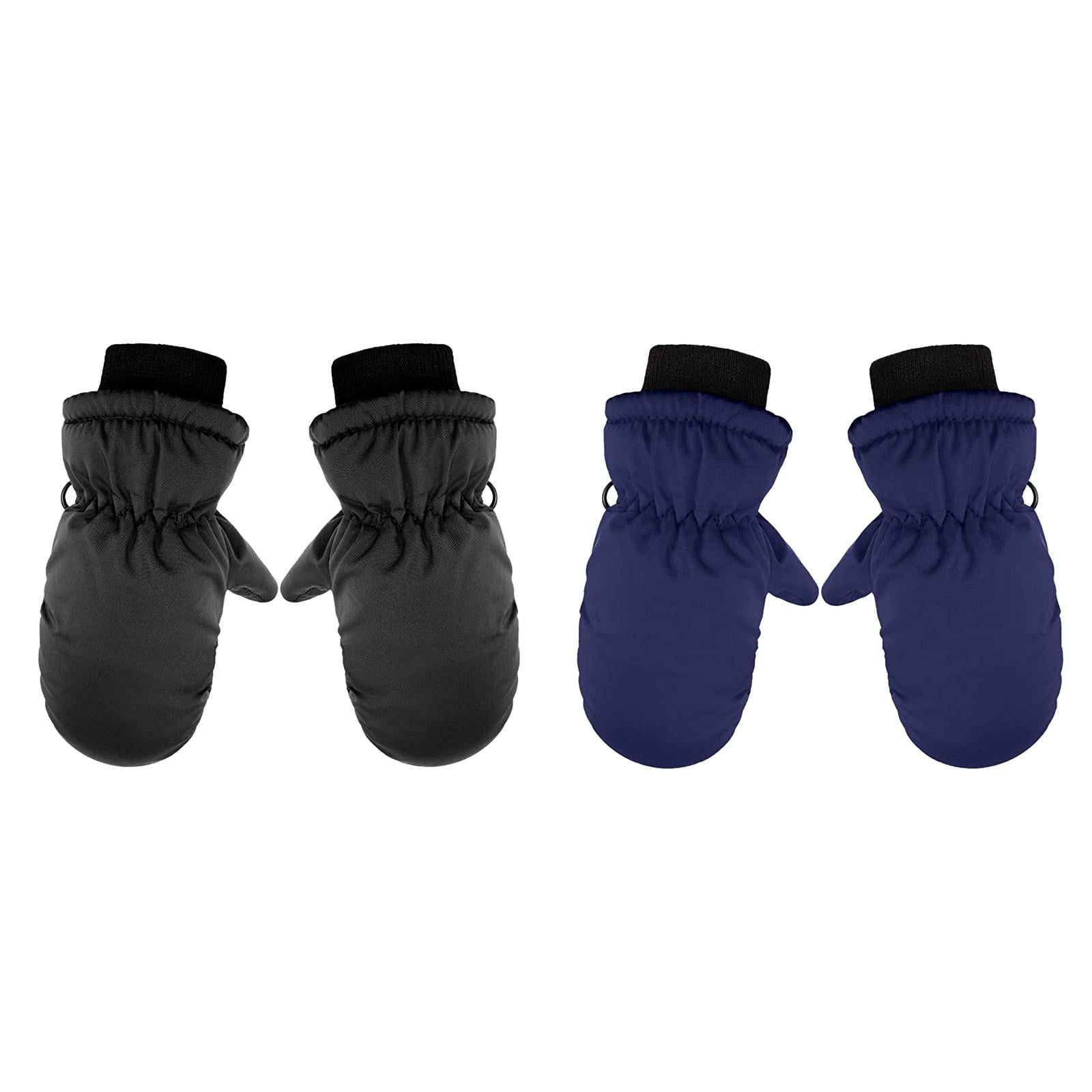 GXWEA Gloves For Kids Toddler Skis Kids Gloves Winter Gloves Thick Gloves Stretchy Warm Gloves Boys Girls 6-24 Months One Size color-10 - Image 1