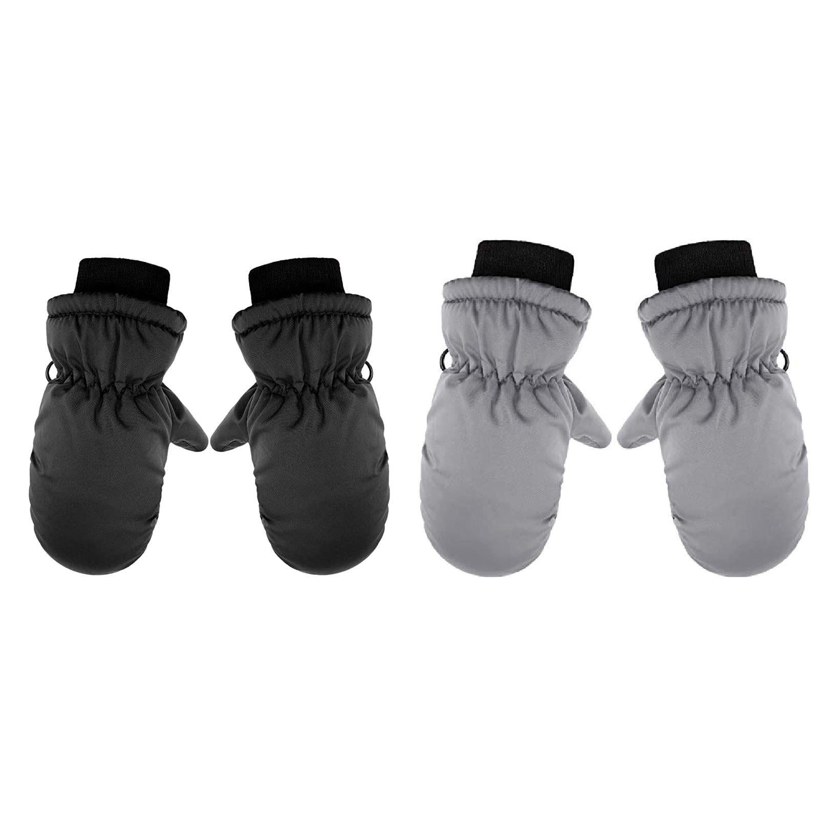 GXWEA Gloves For Kids Toddler Skis Kids Gloves Winter Gloves Thick Gloves Stretchy Warm Gloves Boys Girls 6-24 Months One Size color-2 - Image 1