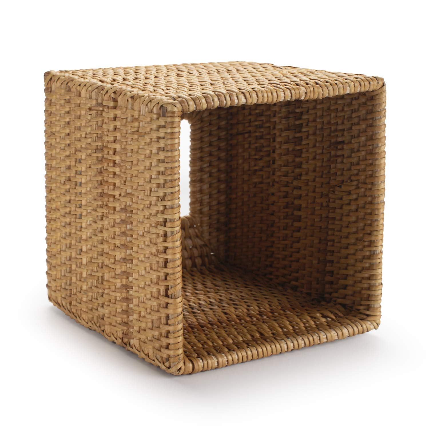 [Gazdag]Rattan Tissue Box Cover Square, Hand Woven Wicker Tissue Holder, 5.5 x 5.5 X 5.7 inch, Natural - Image 5