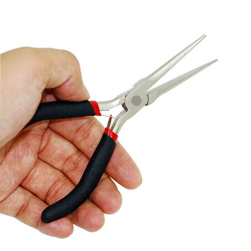 Mini Long Needle Nose Pliers Precision Wire Plier Repair Tool Beading Make 150mm - Image 2