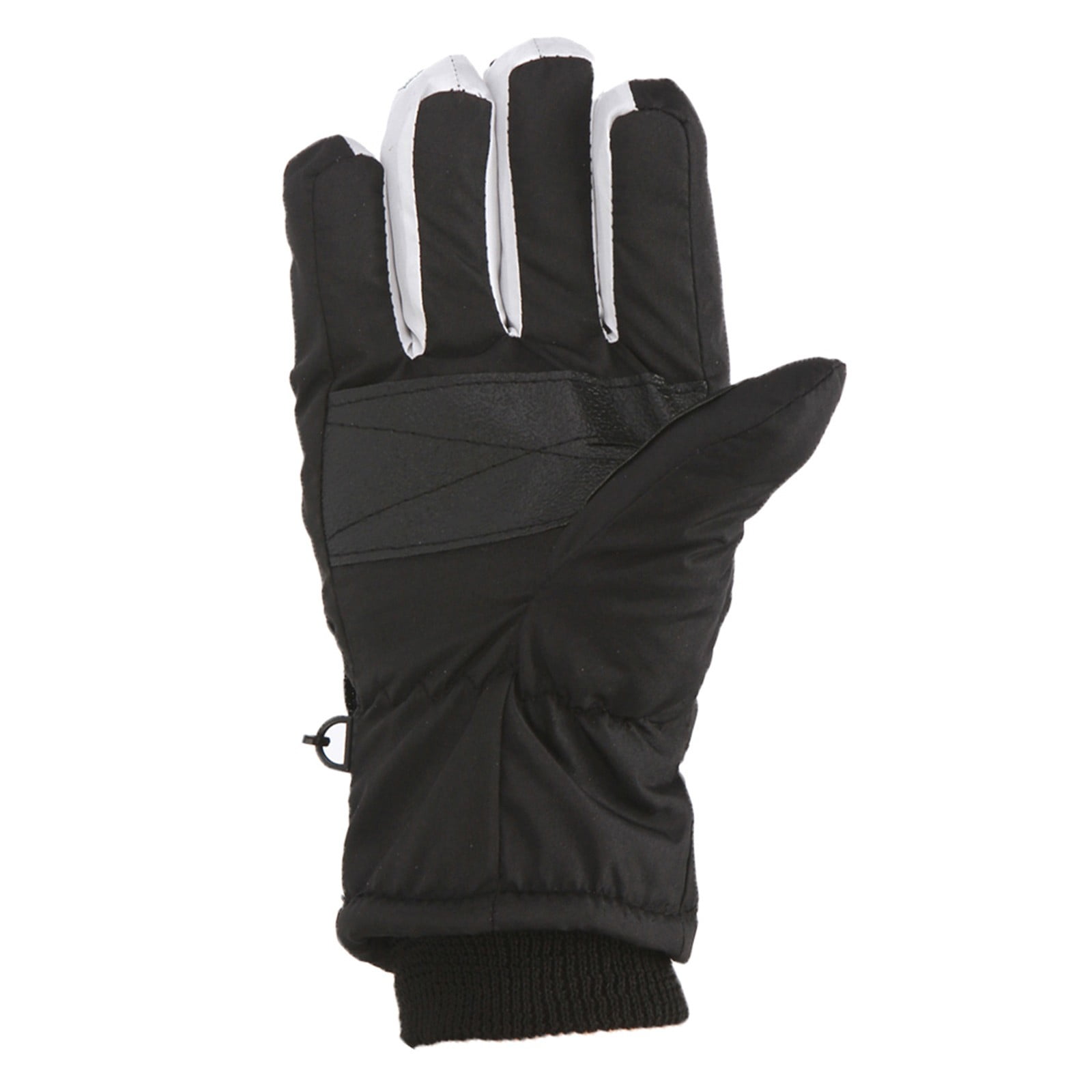 TAIAOJING Kids Winter Snow Ski Gloves Kids Winter Warm Windproof Cold Weather Outdoor Sports Gloves For Boys Girls Snow Gloves Ski Gloves One Size Z2 Black - Image 1