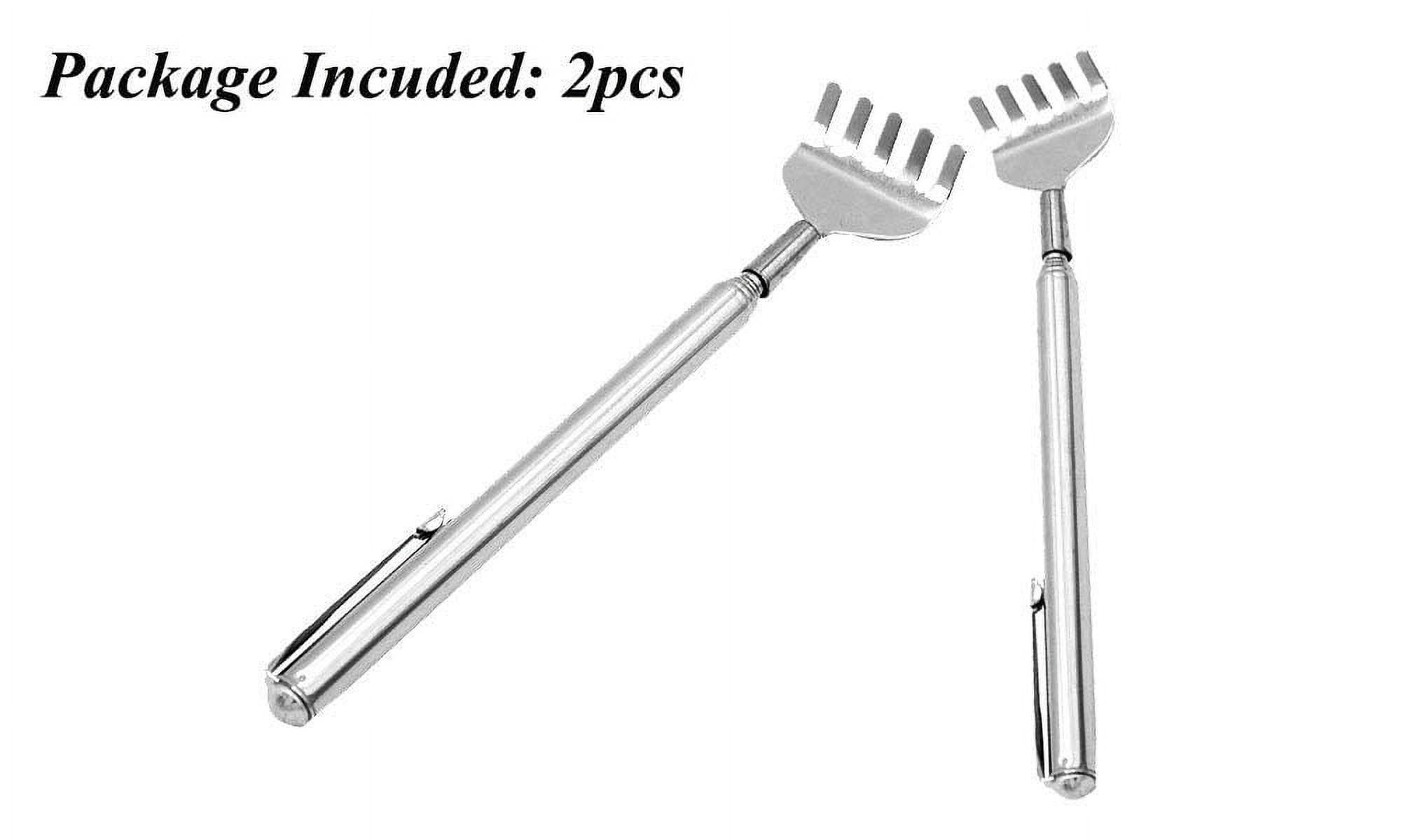 Professional Telescopic Back Scratcher Stainless Steel Massager Extendable Pen Shape Body Massager - Image 2
