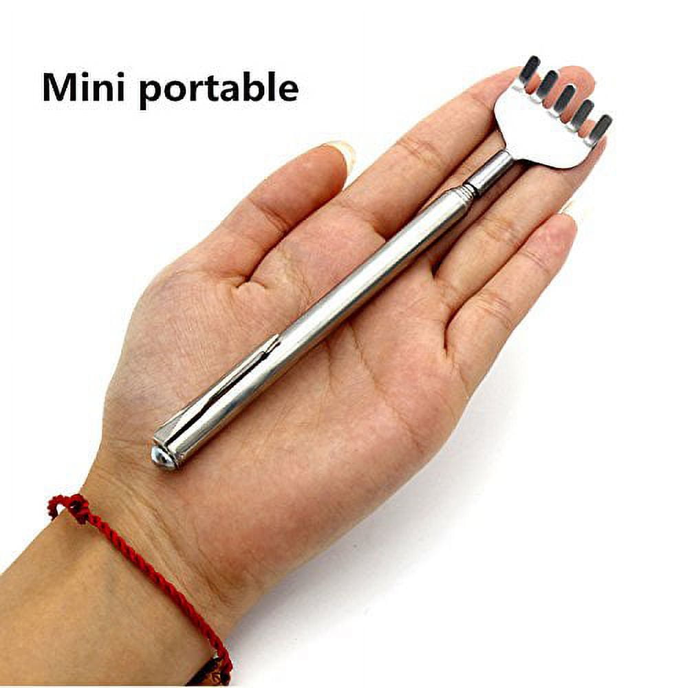 Professional Telescopic Back Scratcher Stainless Steel Massager Extendable Pen Shape Body Massager - Image 6