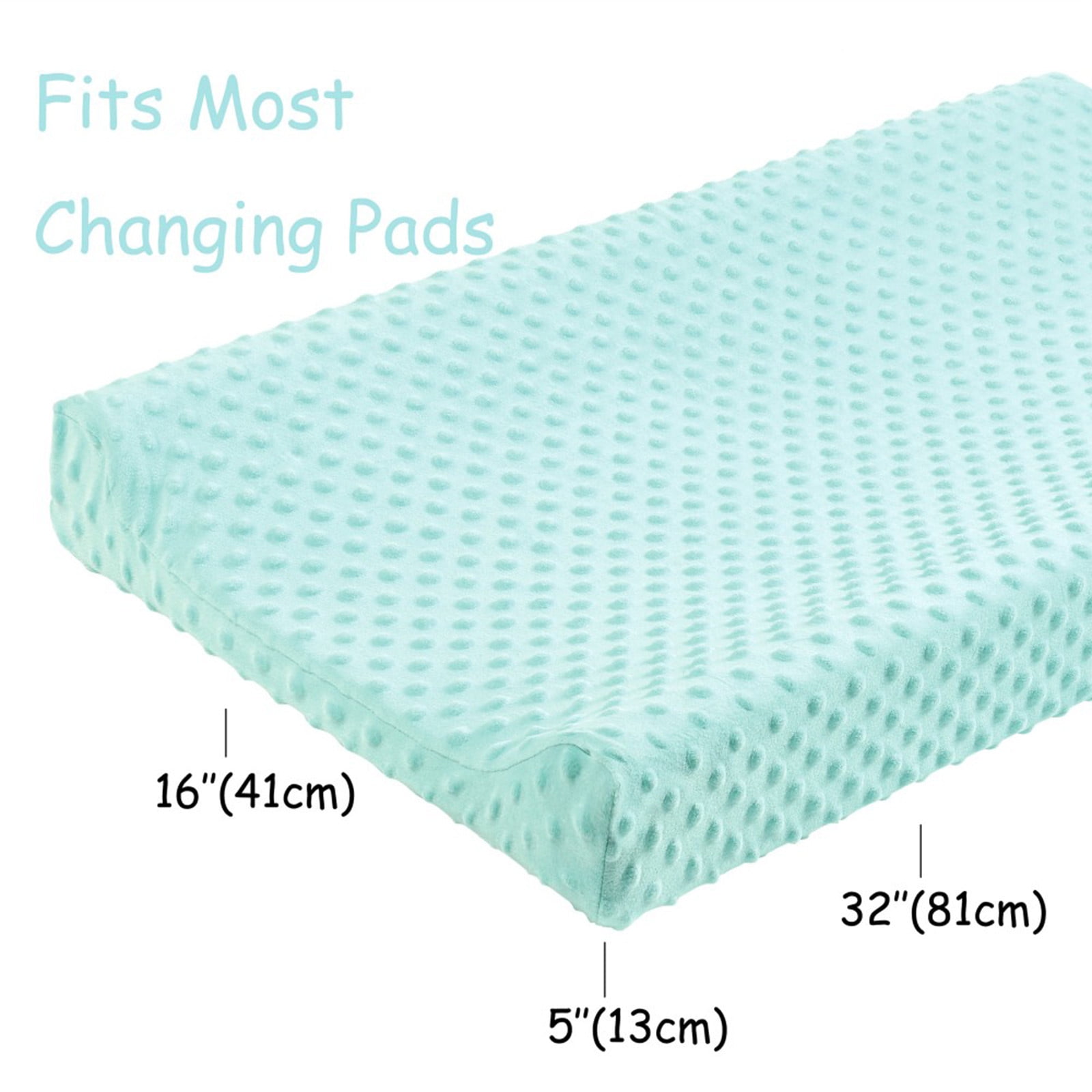 Table Changing Pad Changing Baby Changing Cover Cover Nursery Mat Cover Baby Care New Born Diapers New Born One Size Mint Green - Image 4