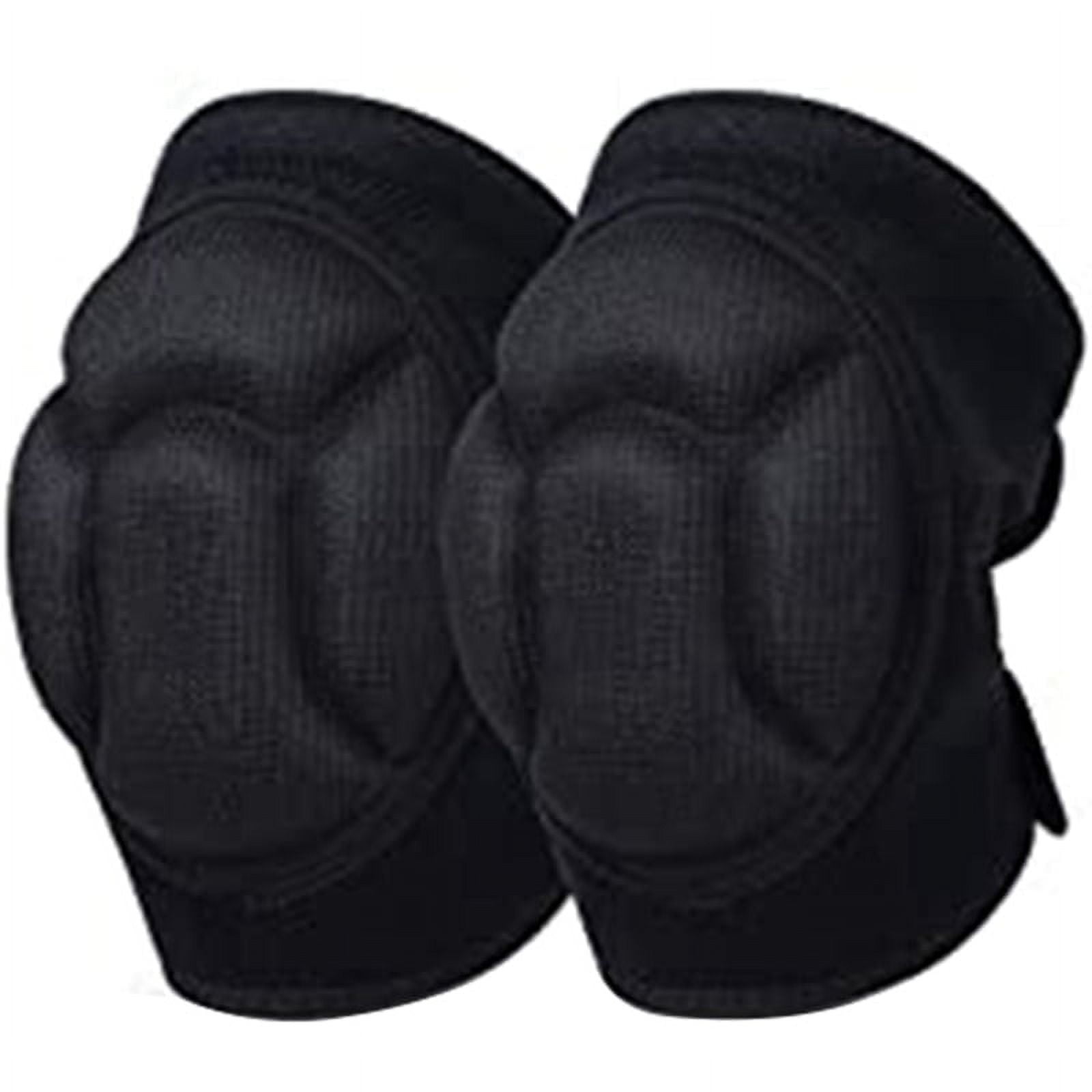 Men/Women Knee Pads for Gardening, Cleaning, Construction Work, Flooring, Volleyball, Anti-Slip Collision 1 Pair Black - Image 1