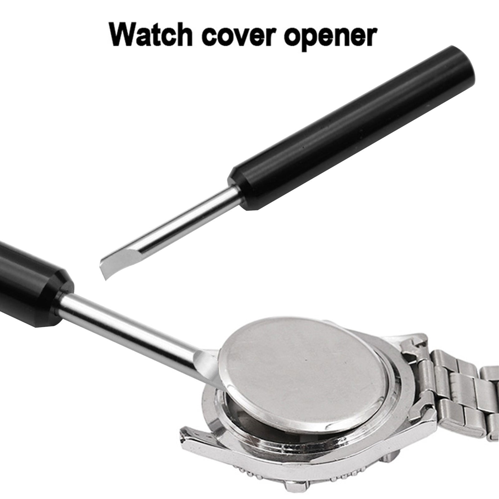 Pry Remover Battery Watches Cover Tools Stick Case Opener Watch Back Tools & Home Improvement Silver - Image 8