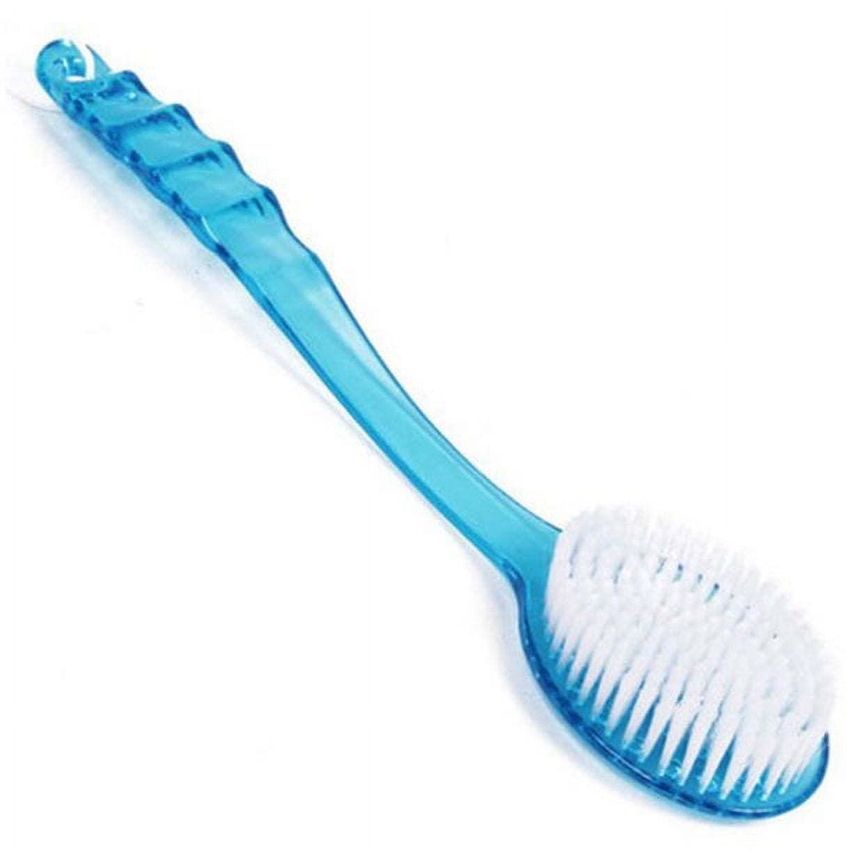 Warkul Long Handled Bath Shower Back Brush Body Scrubber Massager Skin Cleaning Tool Brush 2023 New Blue - Image 2