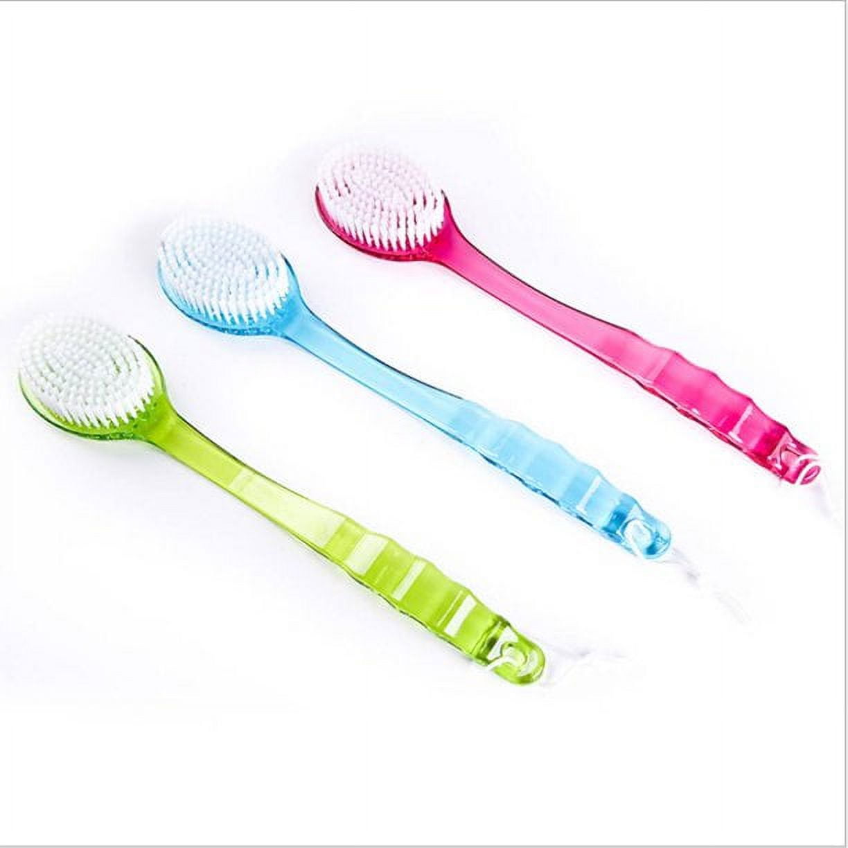 Warkul Long Handled Bath Shower Back Brush Body Scrubber Massager Skin Cleaning Tool Brush 2023 New Green - Image 4