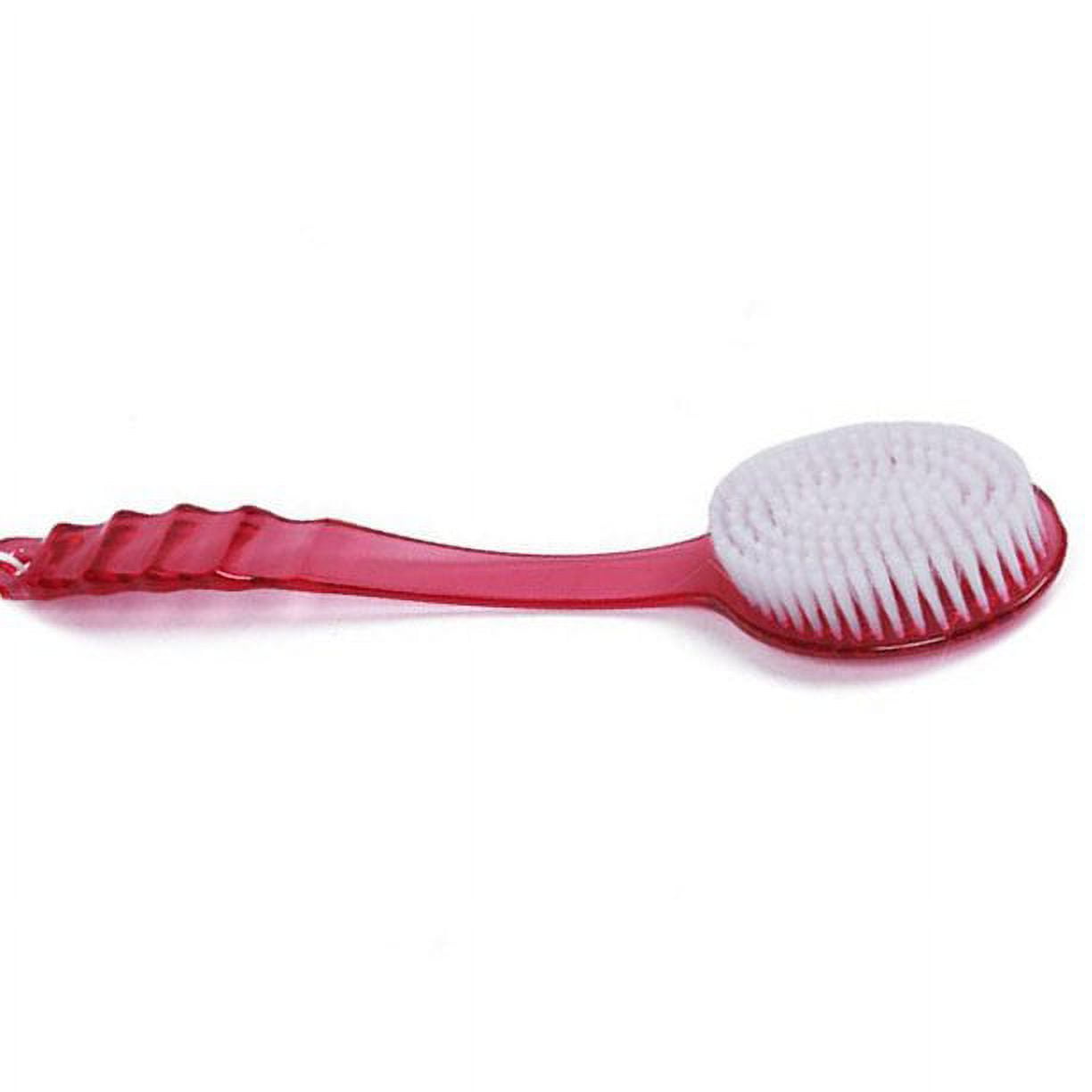 Warkul Long Handled Bath Shower Back Brush Body Scrubber Massager Skin Cleaning Tool Brush 2023 New Rose Red - Image 4