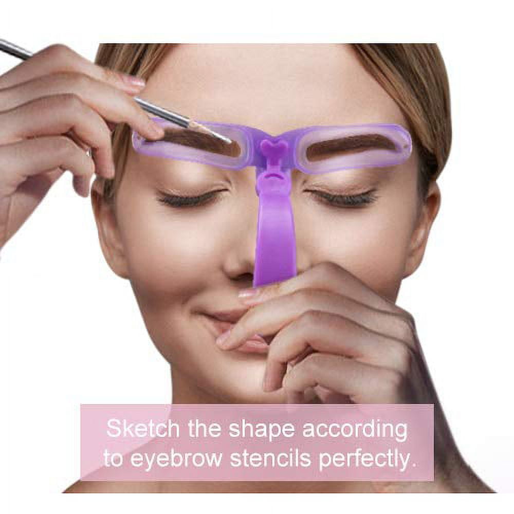 Eyebrow Stencils, Eyebrow Template, 8 Styles Reusable Eyebrow Stencil - Image 2