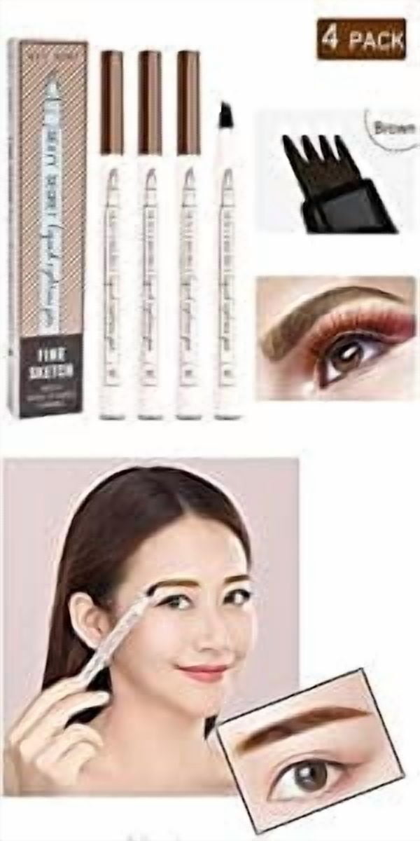 Eyebrow Stencils, Eyebrow Template, 8 Styles Reusable Eyebrow Stencil - Image 4