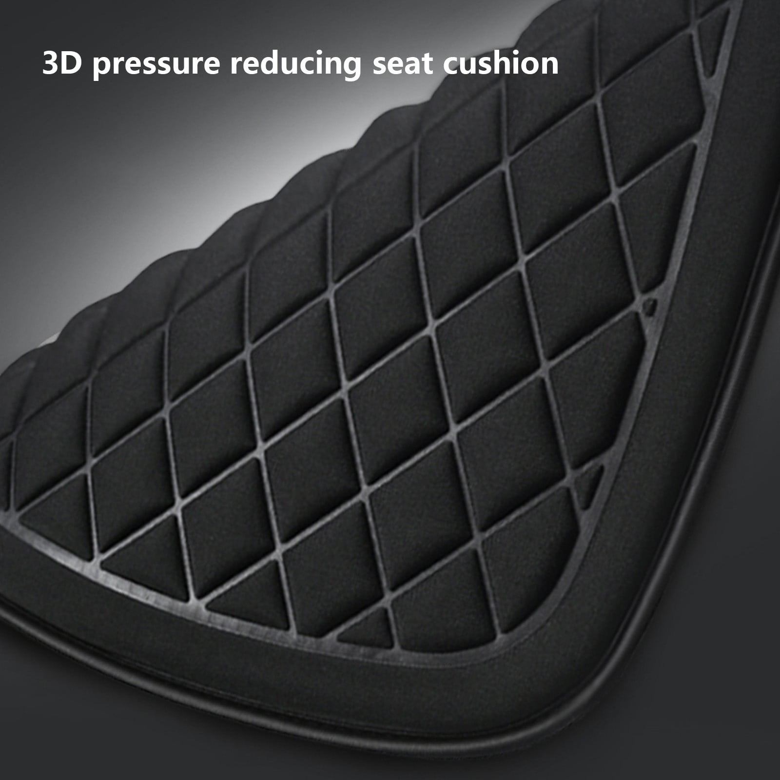 Car Seat Cushion, Driver Seat Cushion with Comfort Memory Foam & Non-Slip Rubber Bottom, Car Seat Pad Works with 95% of Vehicles and Office Chair or Home 17.3
